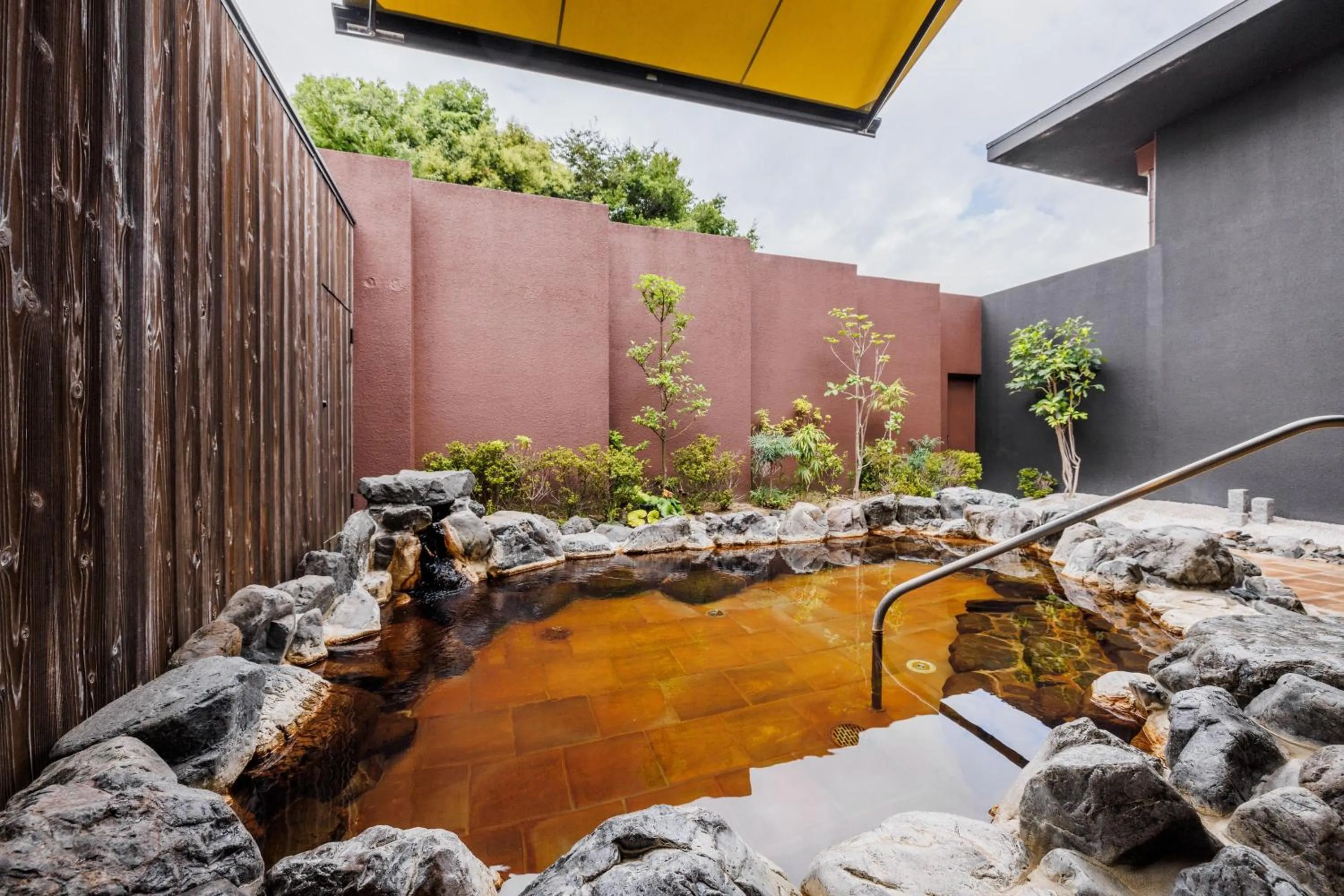 Open Air Bath in KAMENOI HOTEL Nara