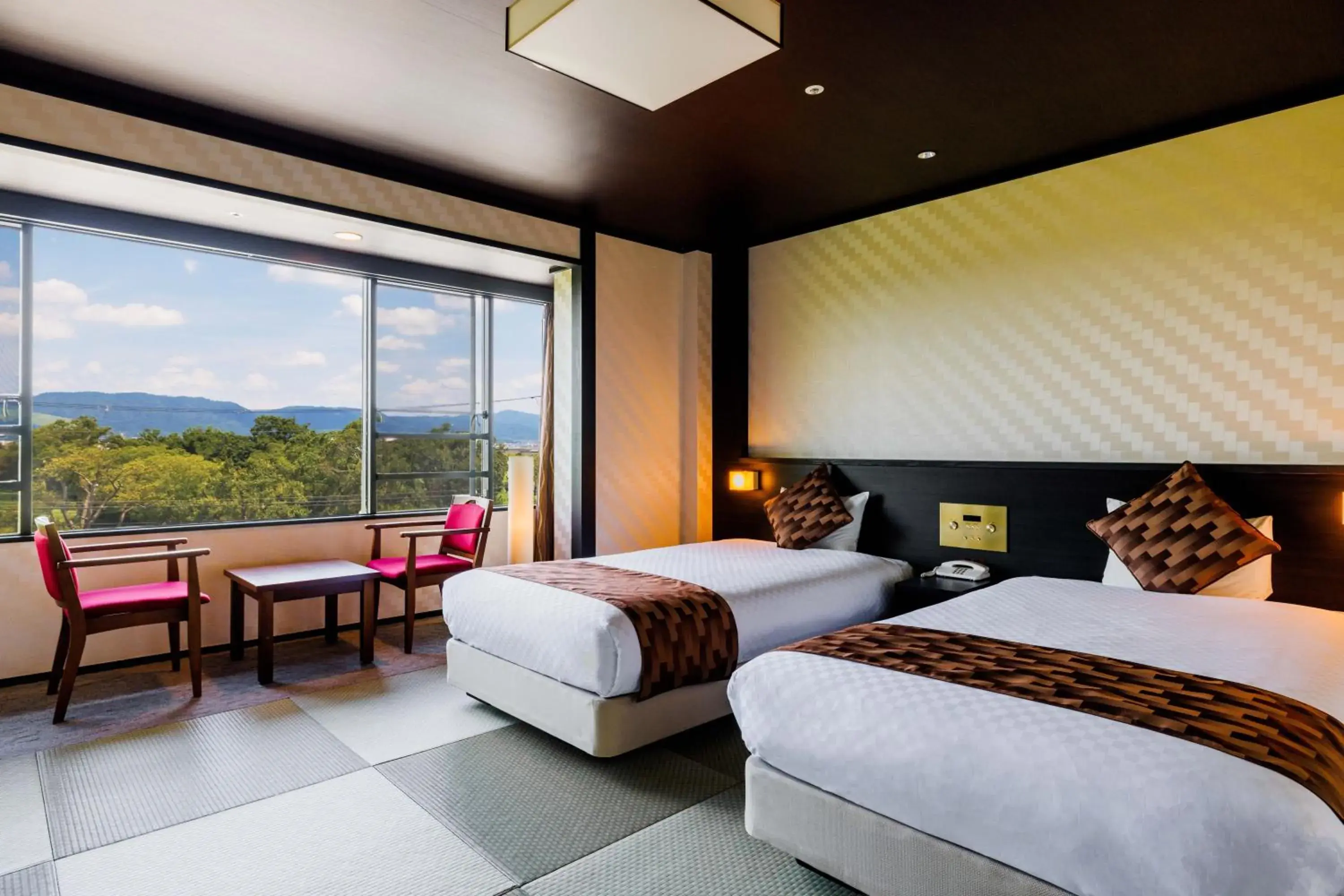 Japanese-Style Room with Twin Bed in Kanponoyado Nara Japanese-Style Room with Twin Bed in Kanponoyado Nara