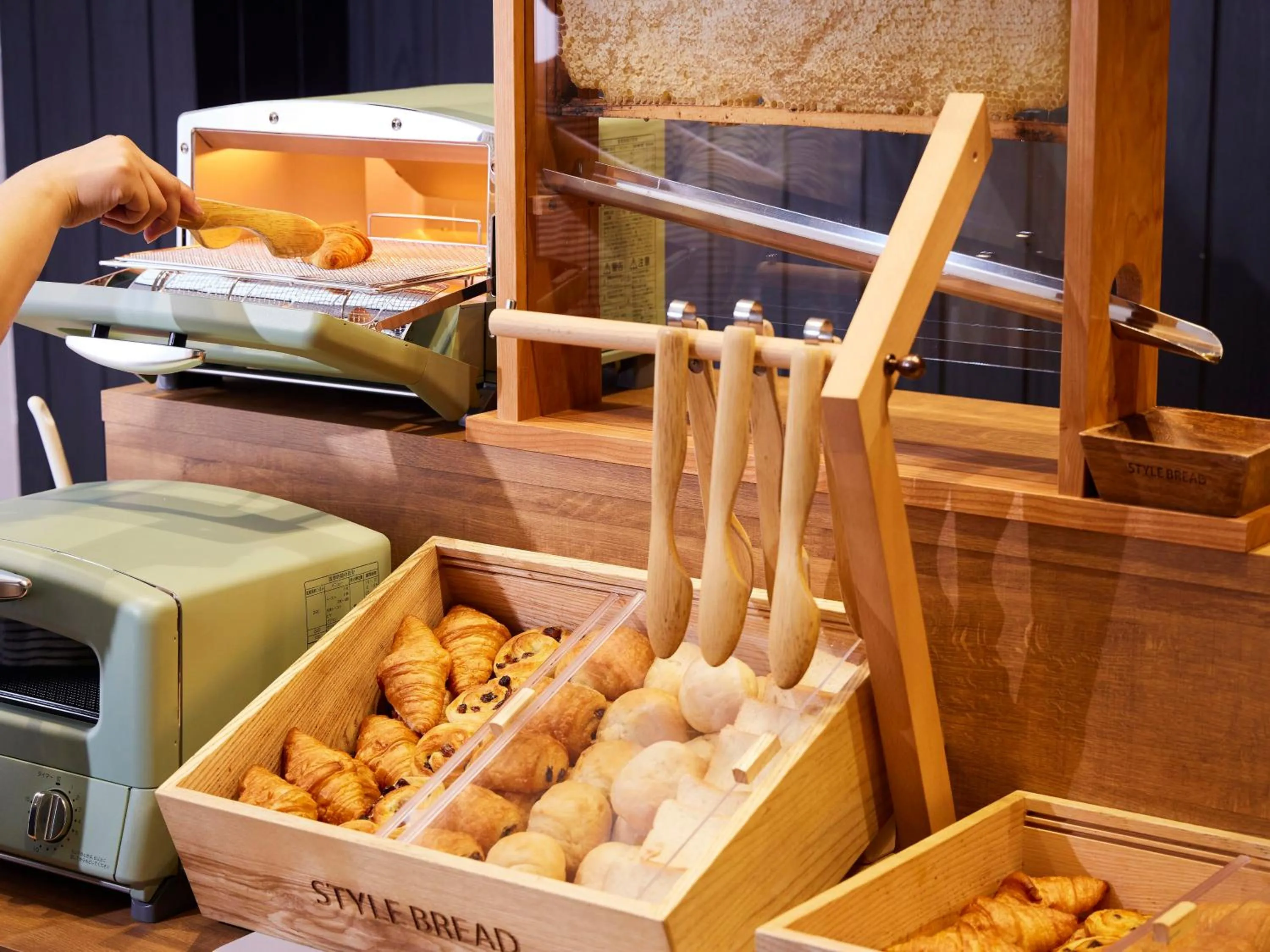 Buffet breakfast in Kanponoyado Nara