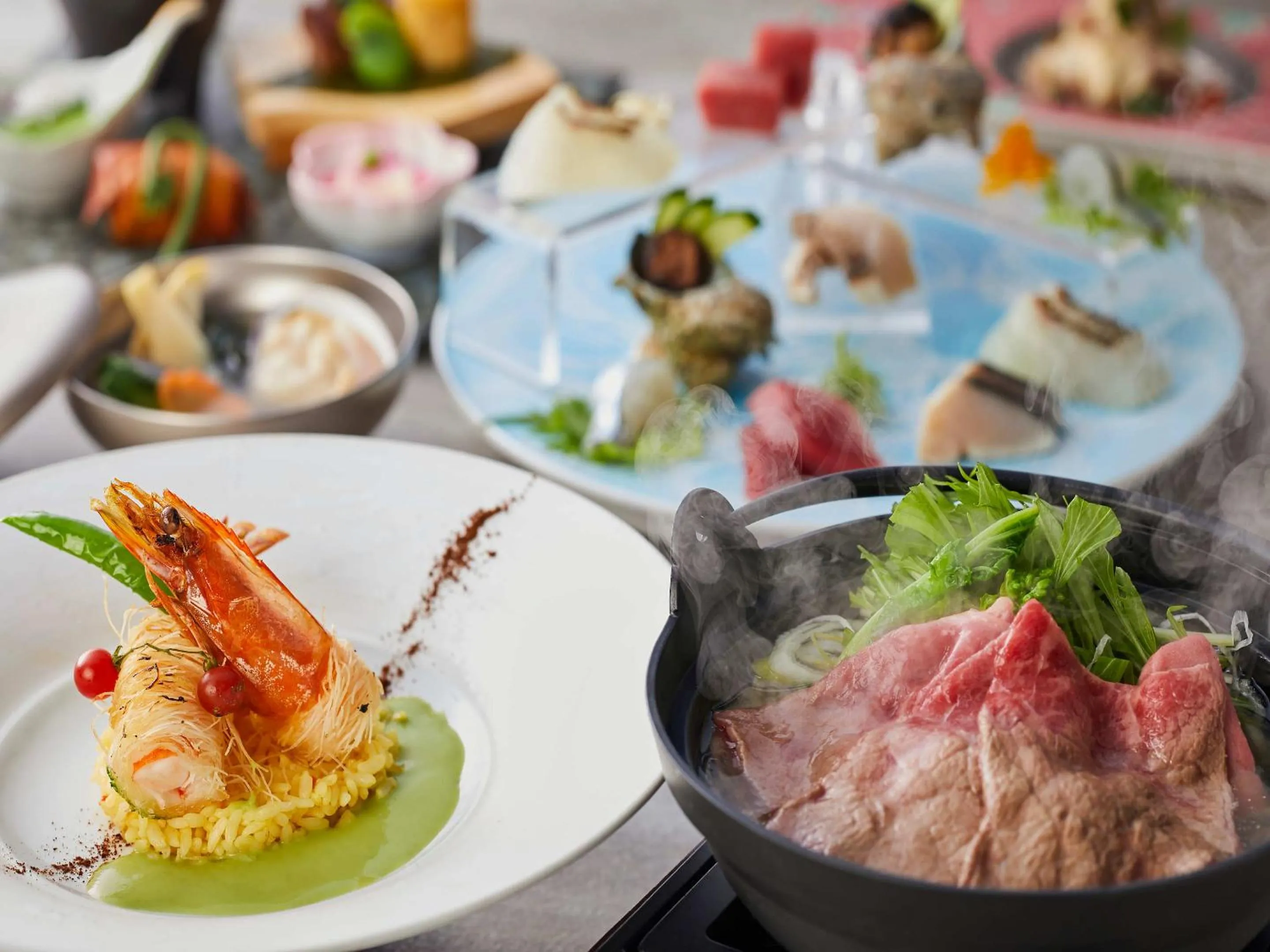 Dinner in KAMENOI HOTEL Nara