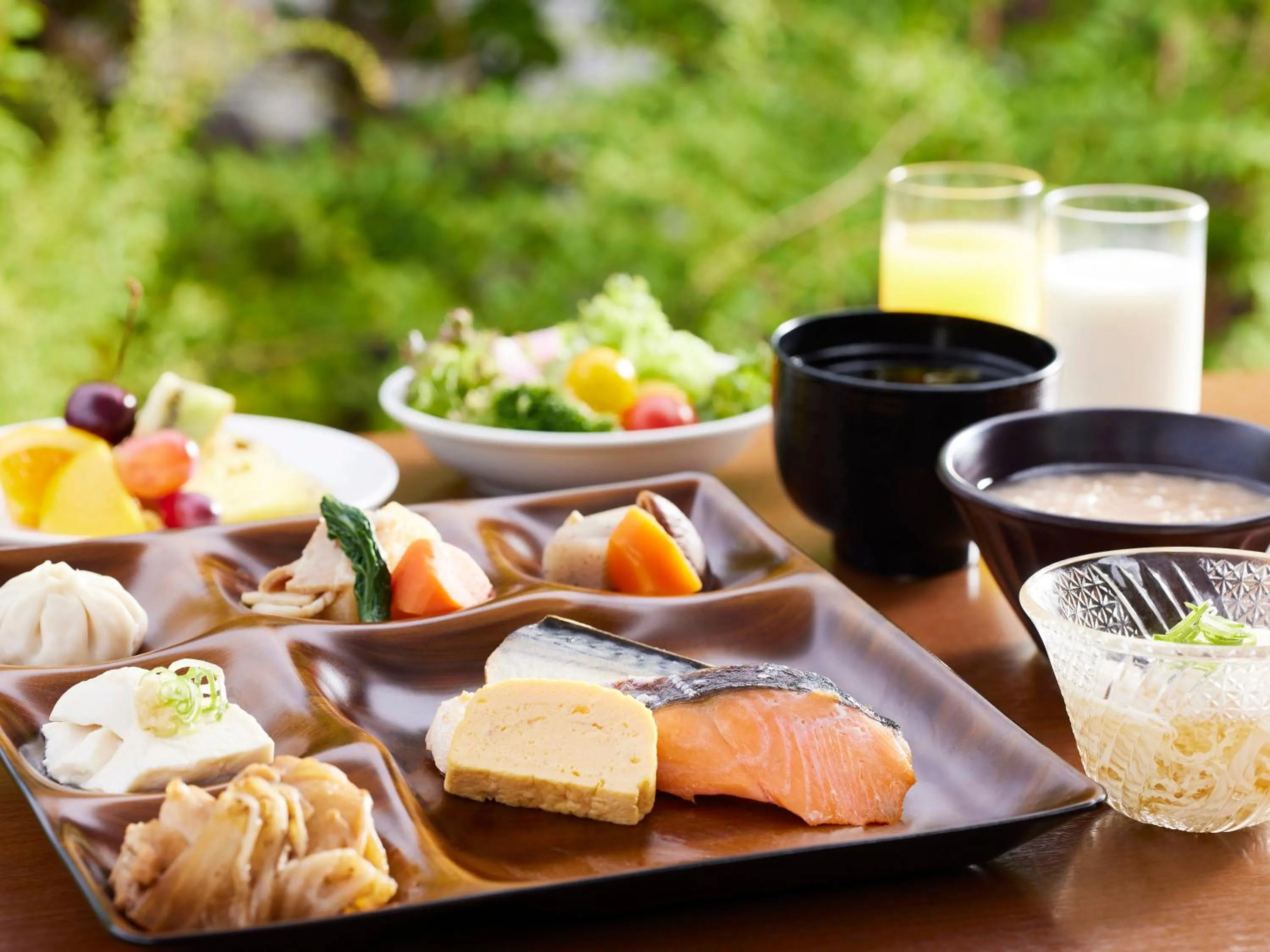 Buffet breakfast in Kanponoyado Nara