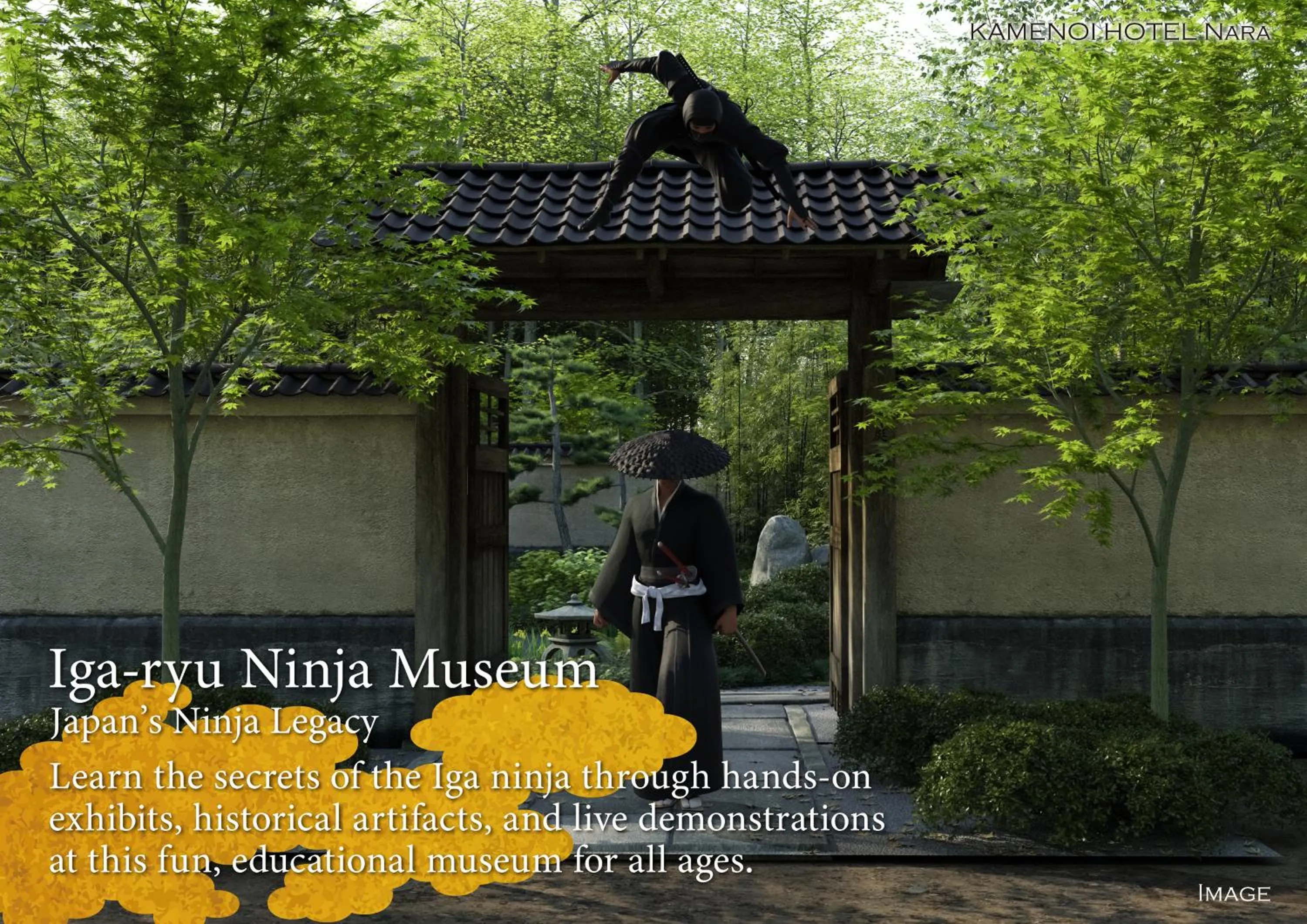 Nearby landmark in KAMENOI HOTEL Nara