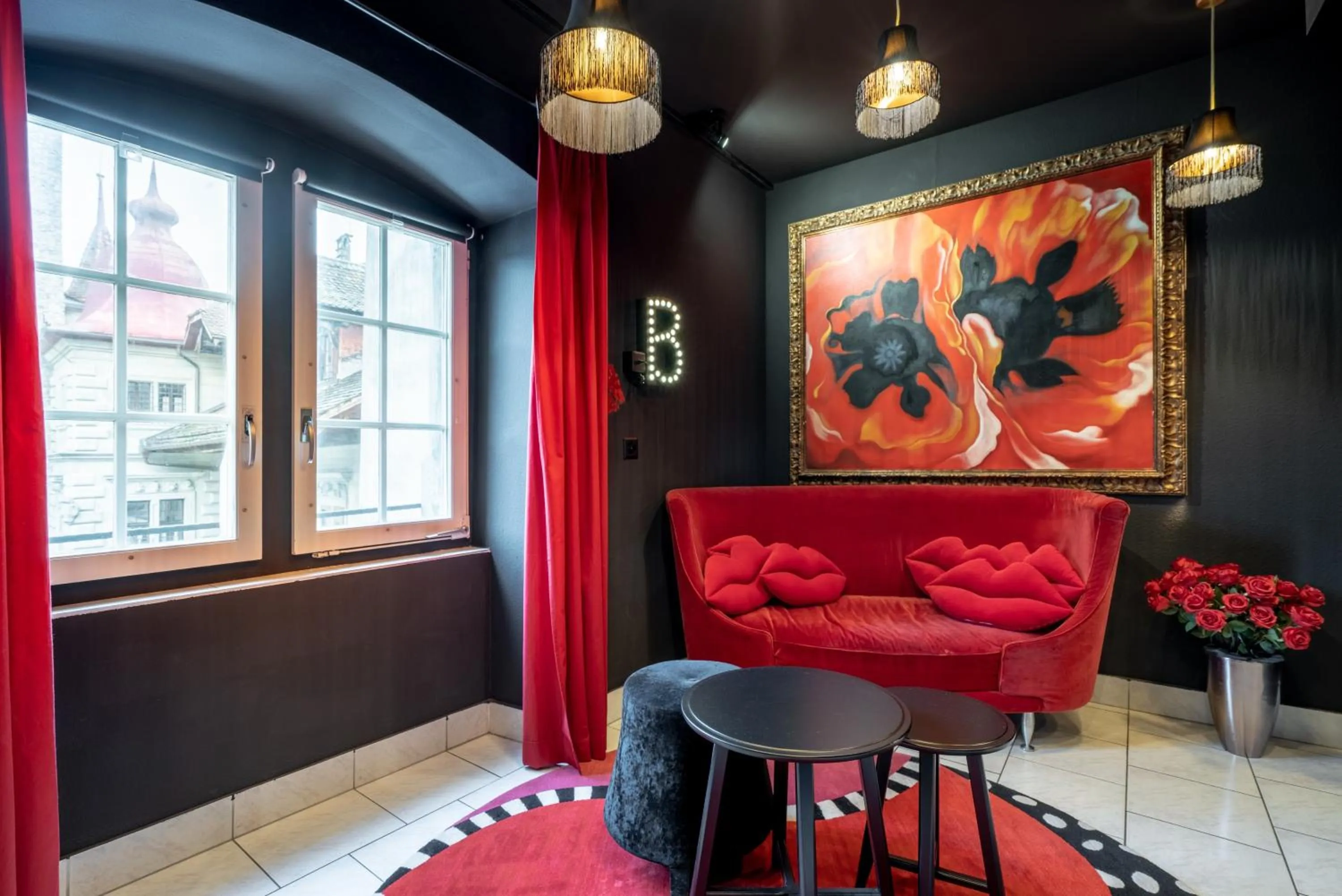 Seating area in Altstadt Hotel Magic Luzern