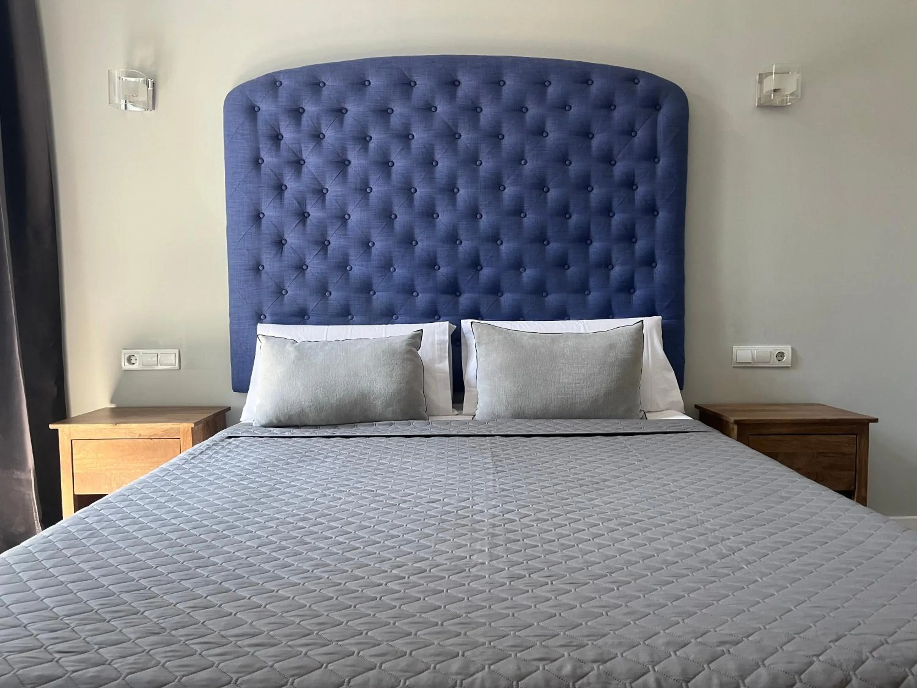 Bed in Hotel Ginebra