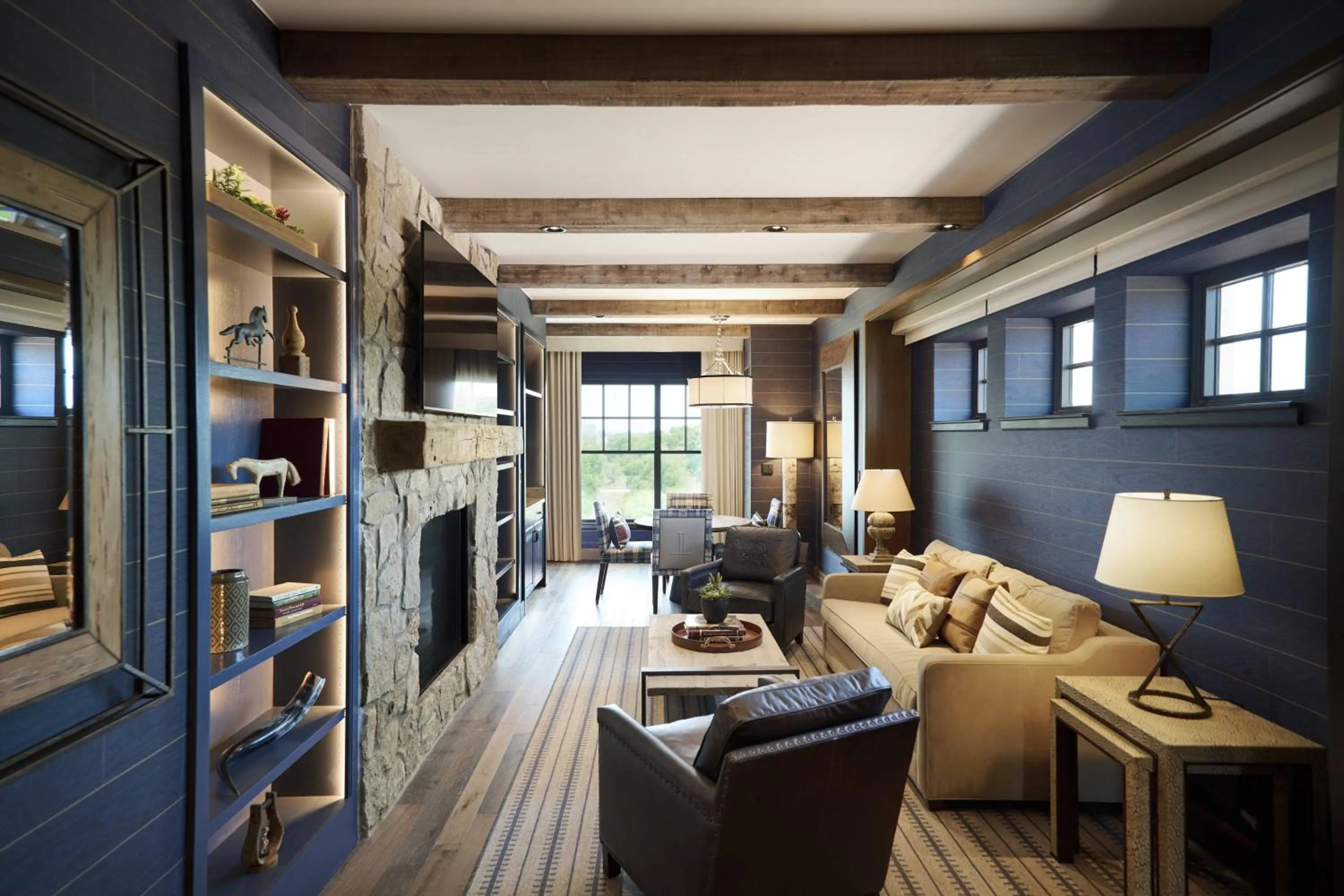 Living room in Hotel Drover, Autograph Collection