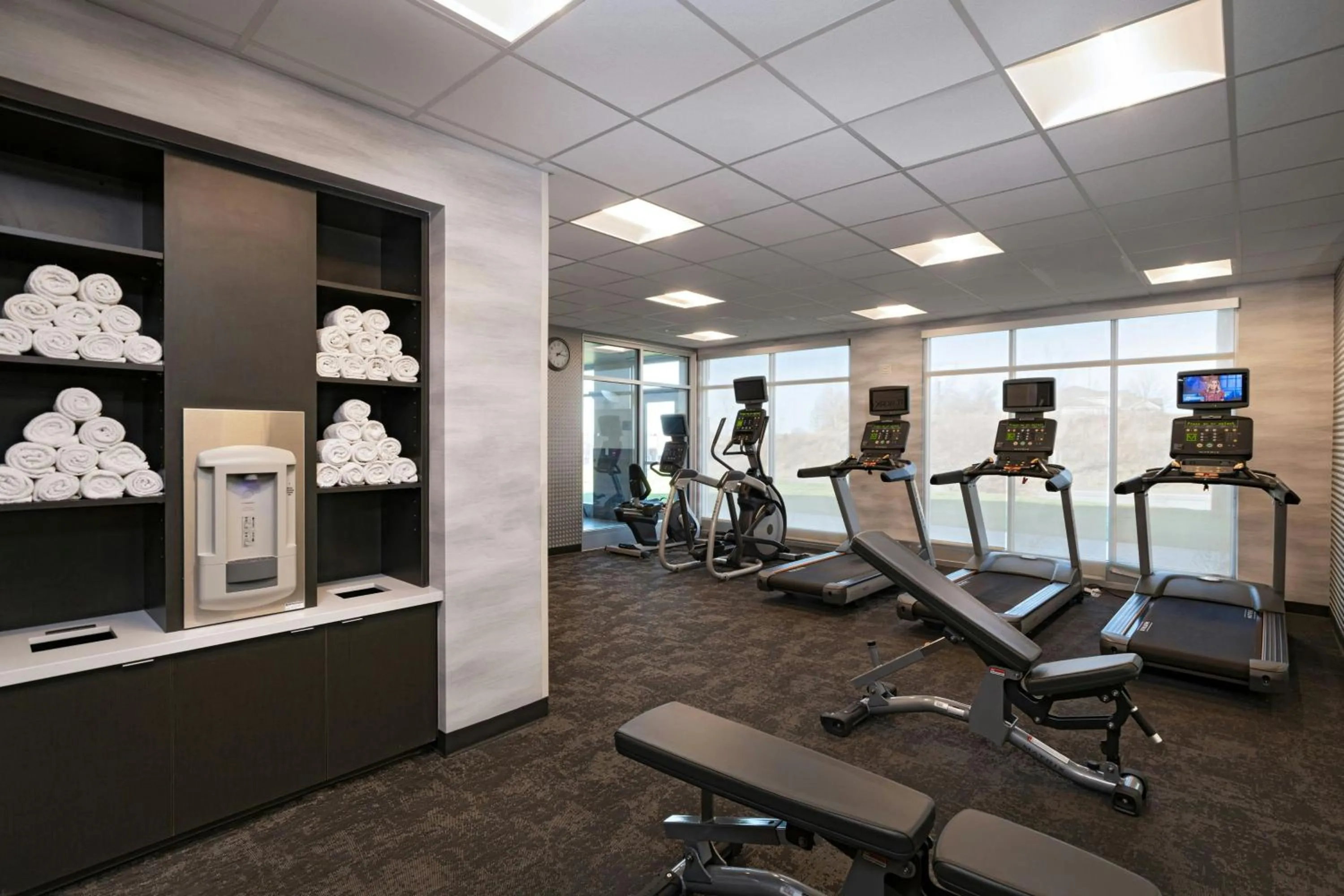 Fitness centre/facilities in Fairfield Inn & Suites by Marriott Oskaloosa