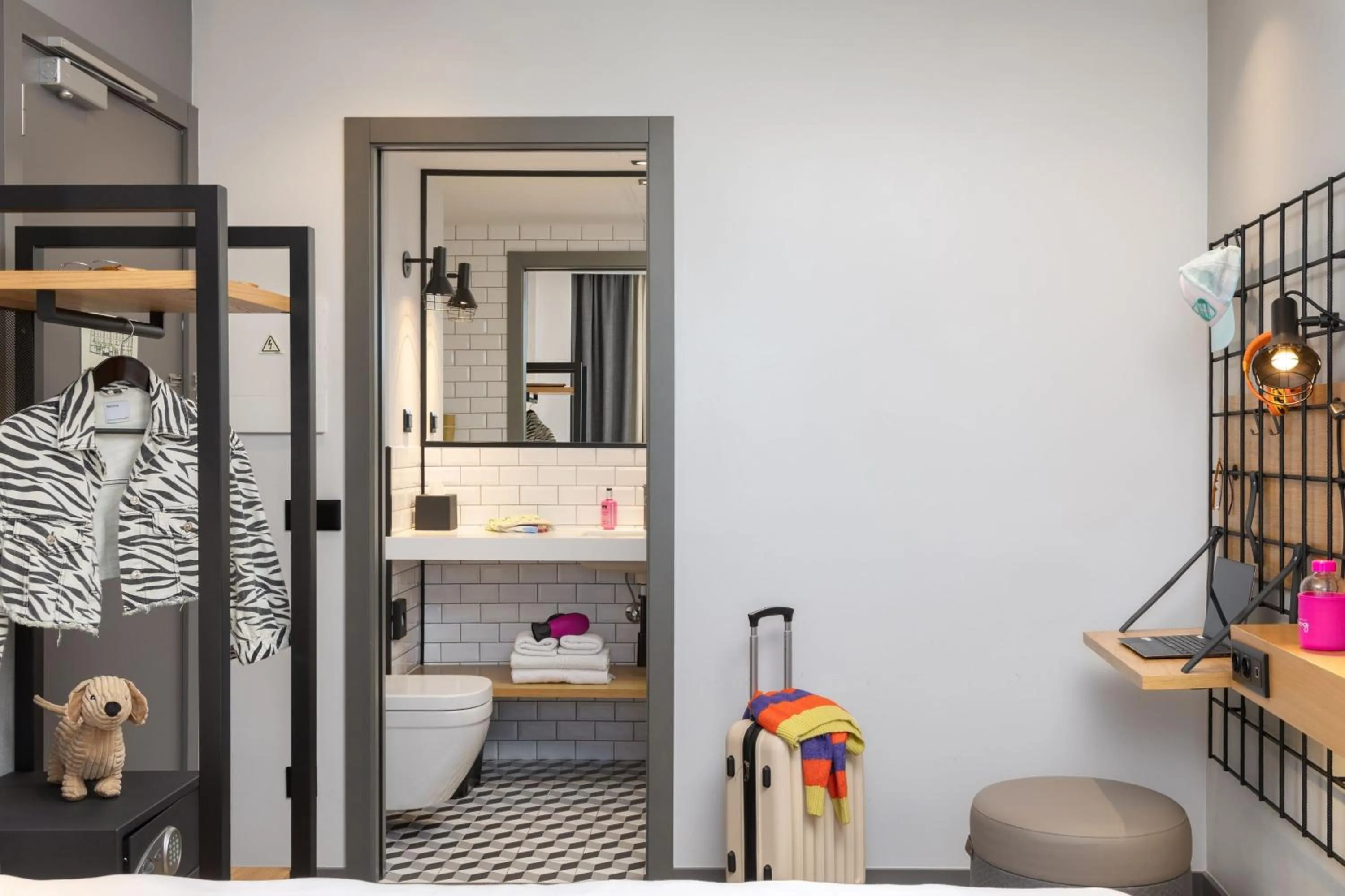 Bathroom in Moxy Lisbon City