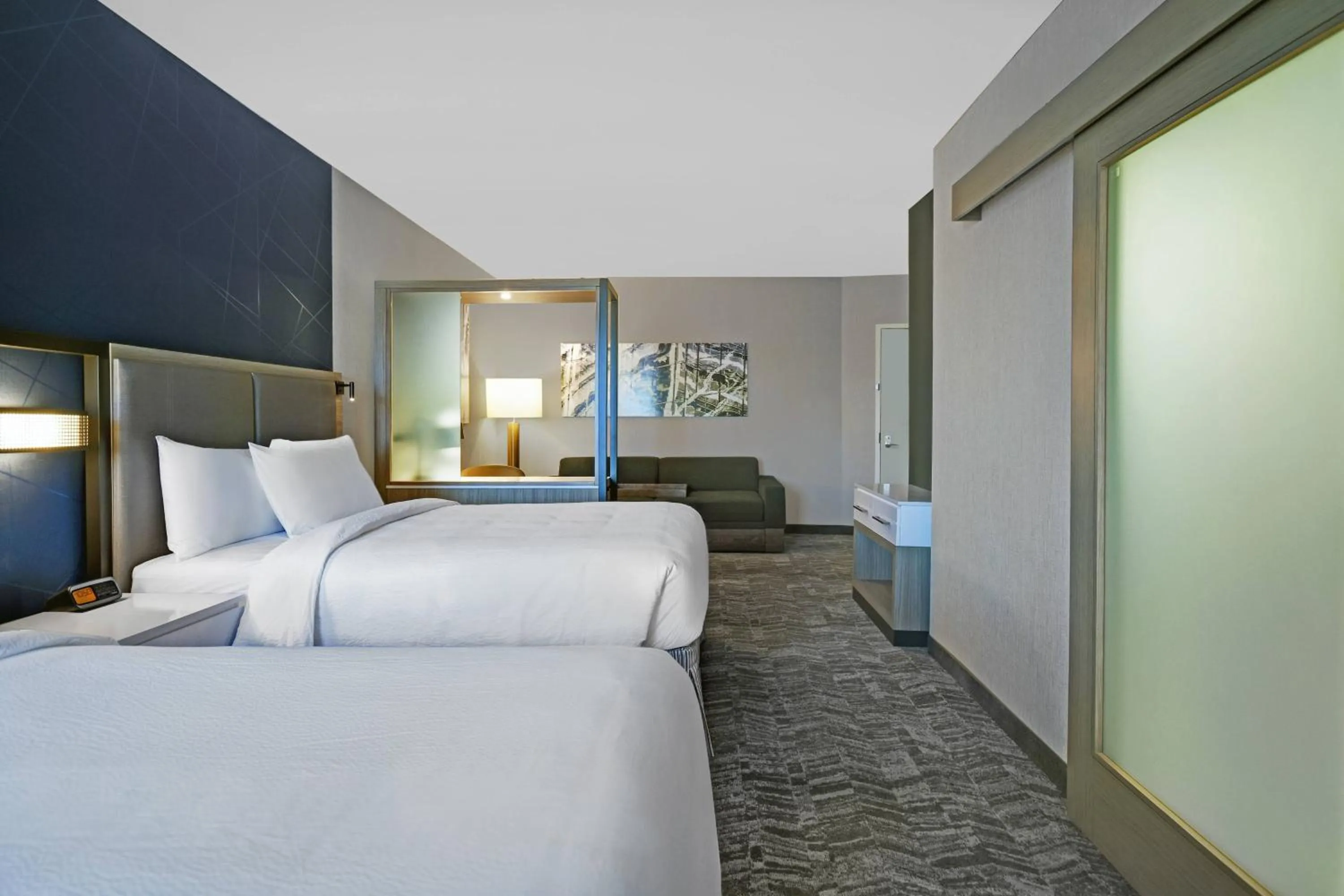 Bedroom, Bed in SpringHill Suites by Marriott St. Paul Arden Hills