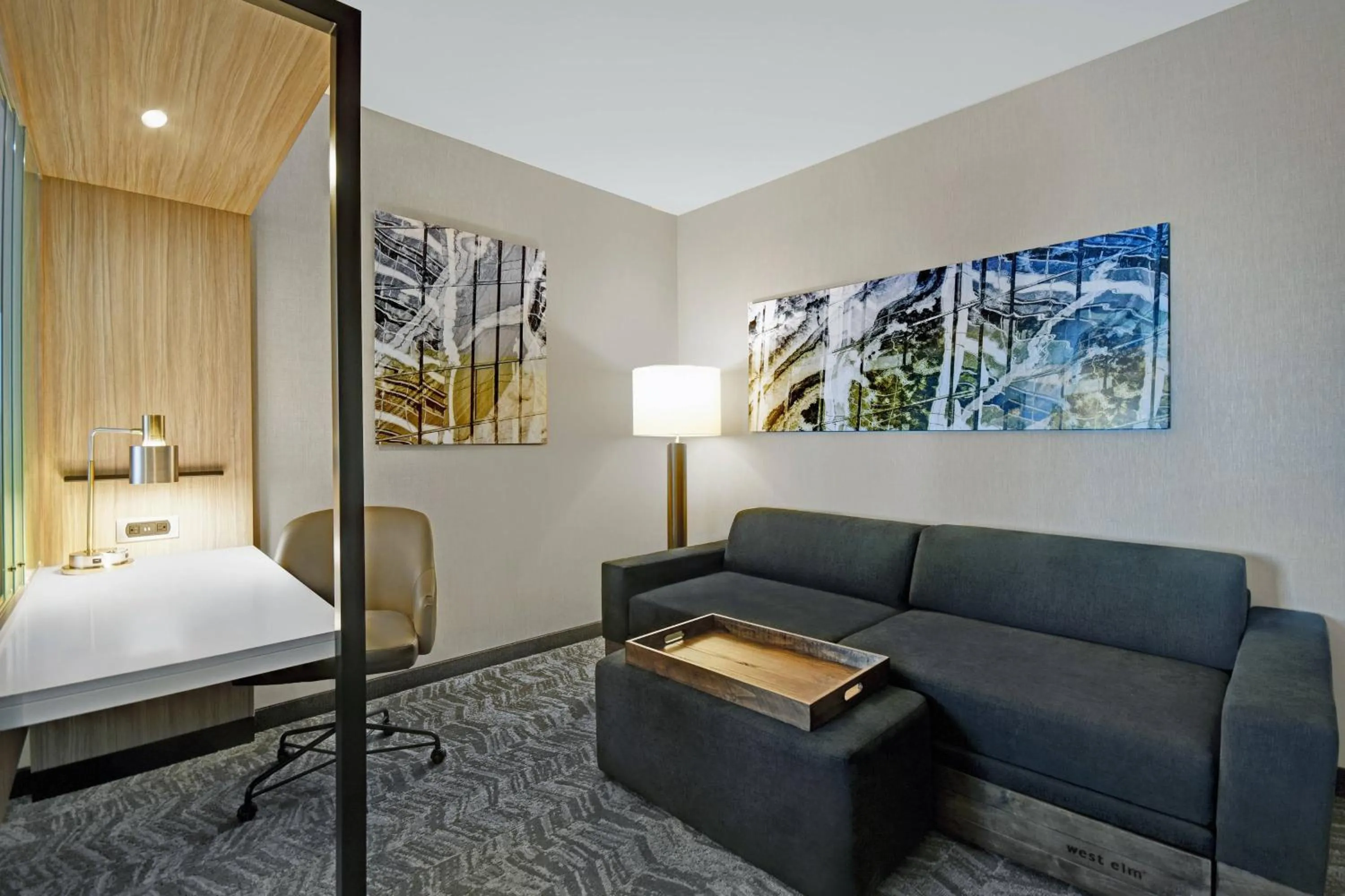Bedroom, Bed in SpringHill Suites by Marriott St. Paul Arden Hills