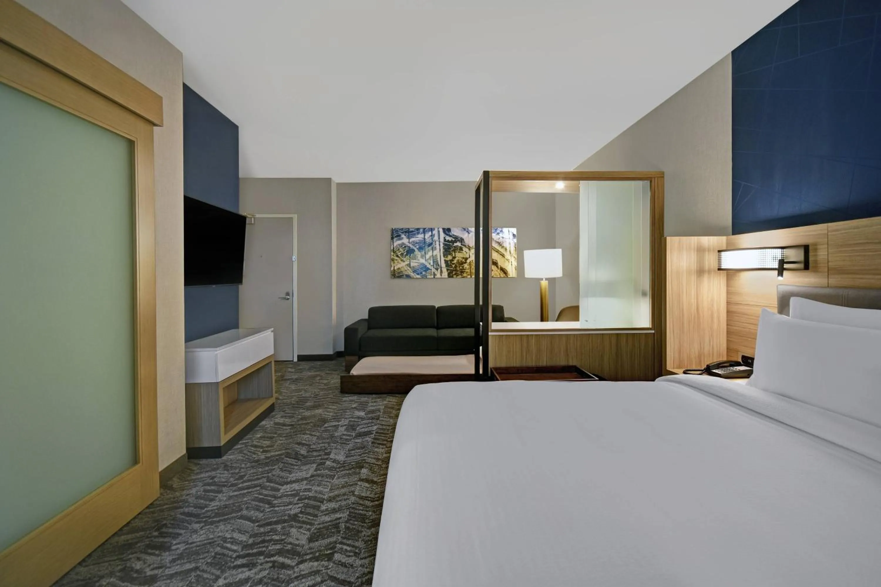 Bedroom, Bed in SpringHill Suites by Marriott St. Paul Arden Hills