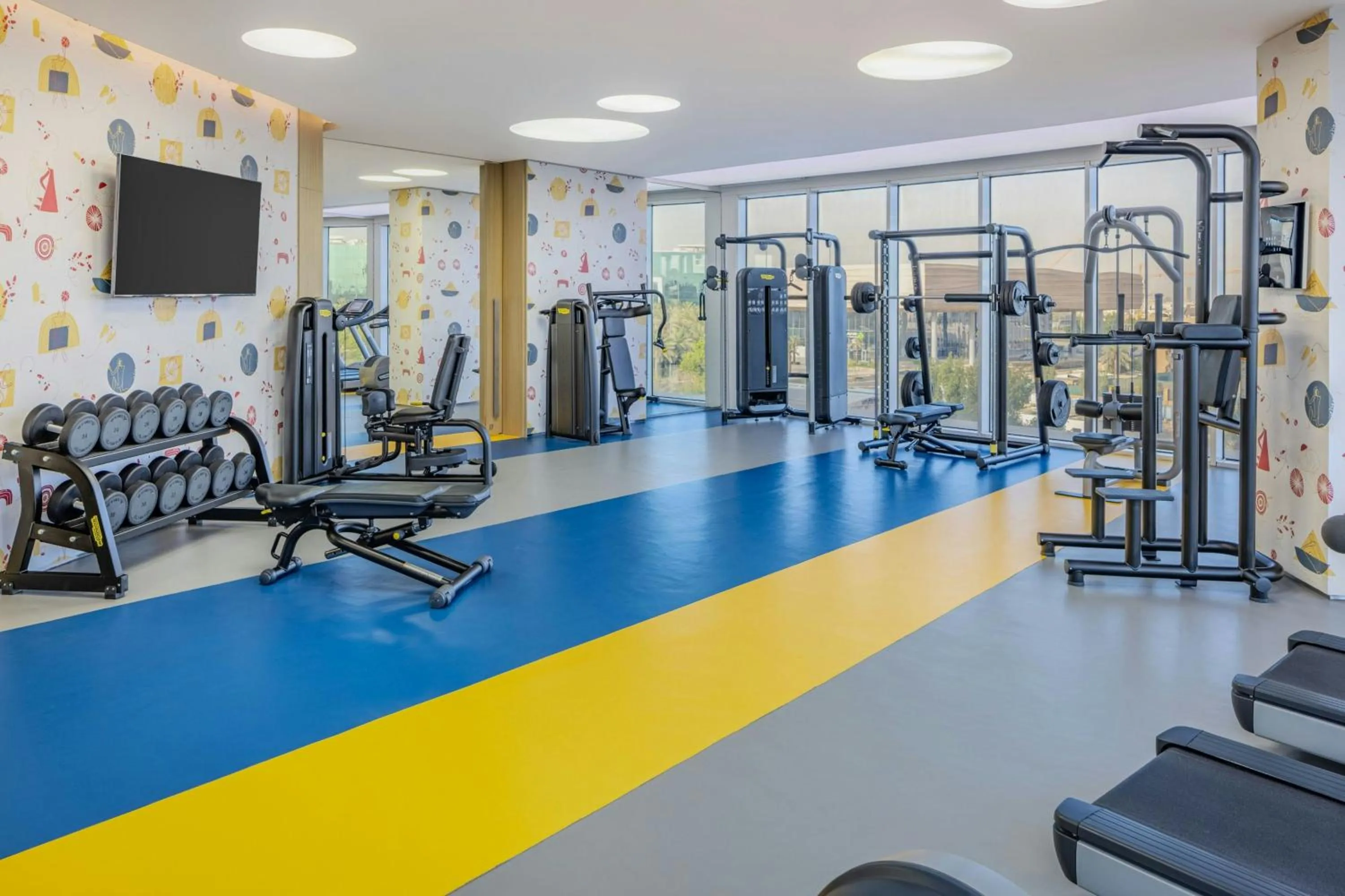 Fitness centre/facilities in Le Meridien Riyadh