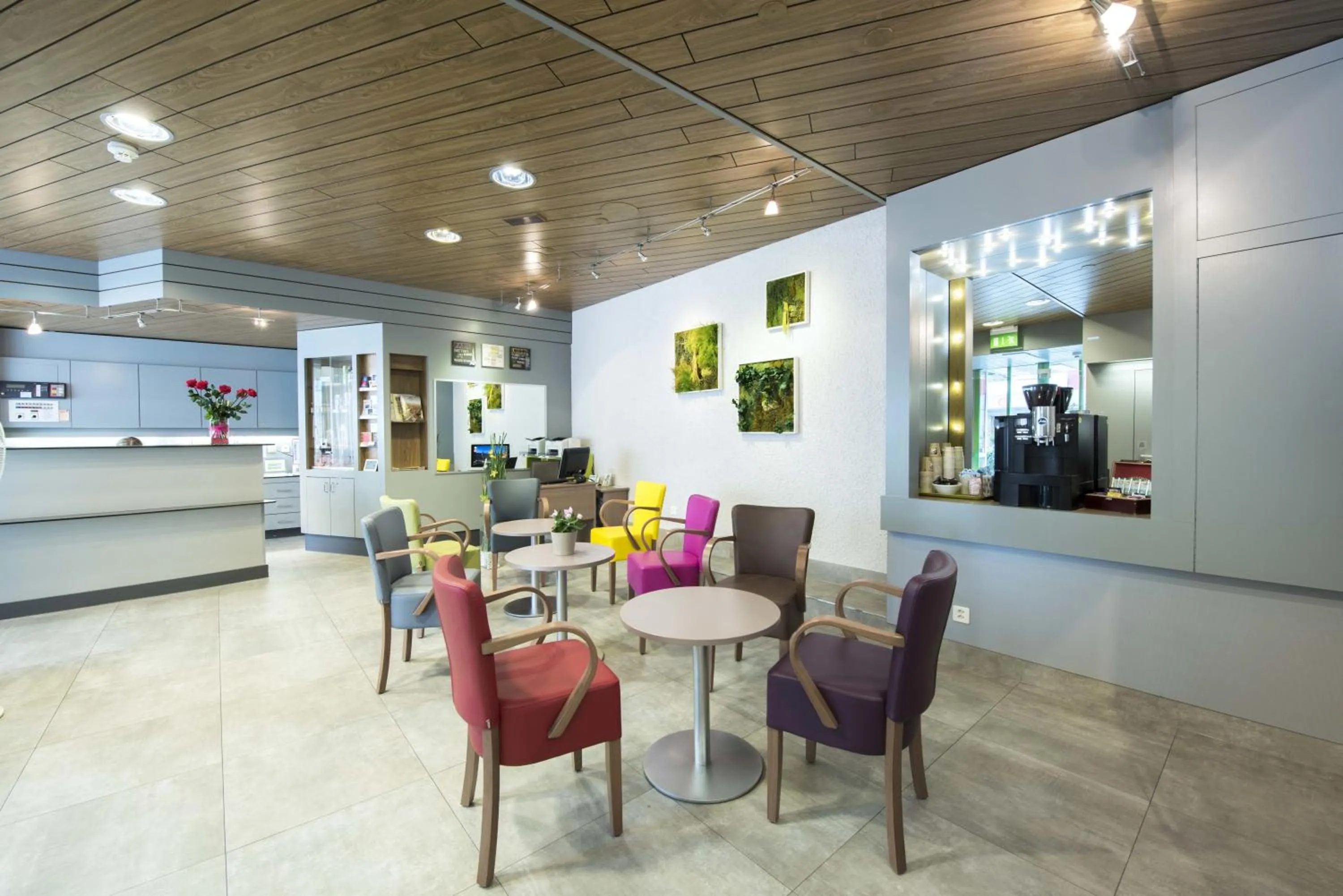 Lobby or reception in Hotel Waldhorn