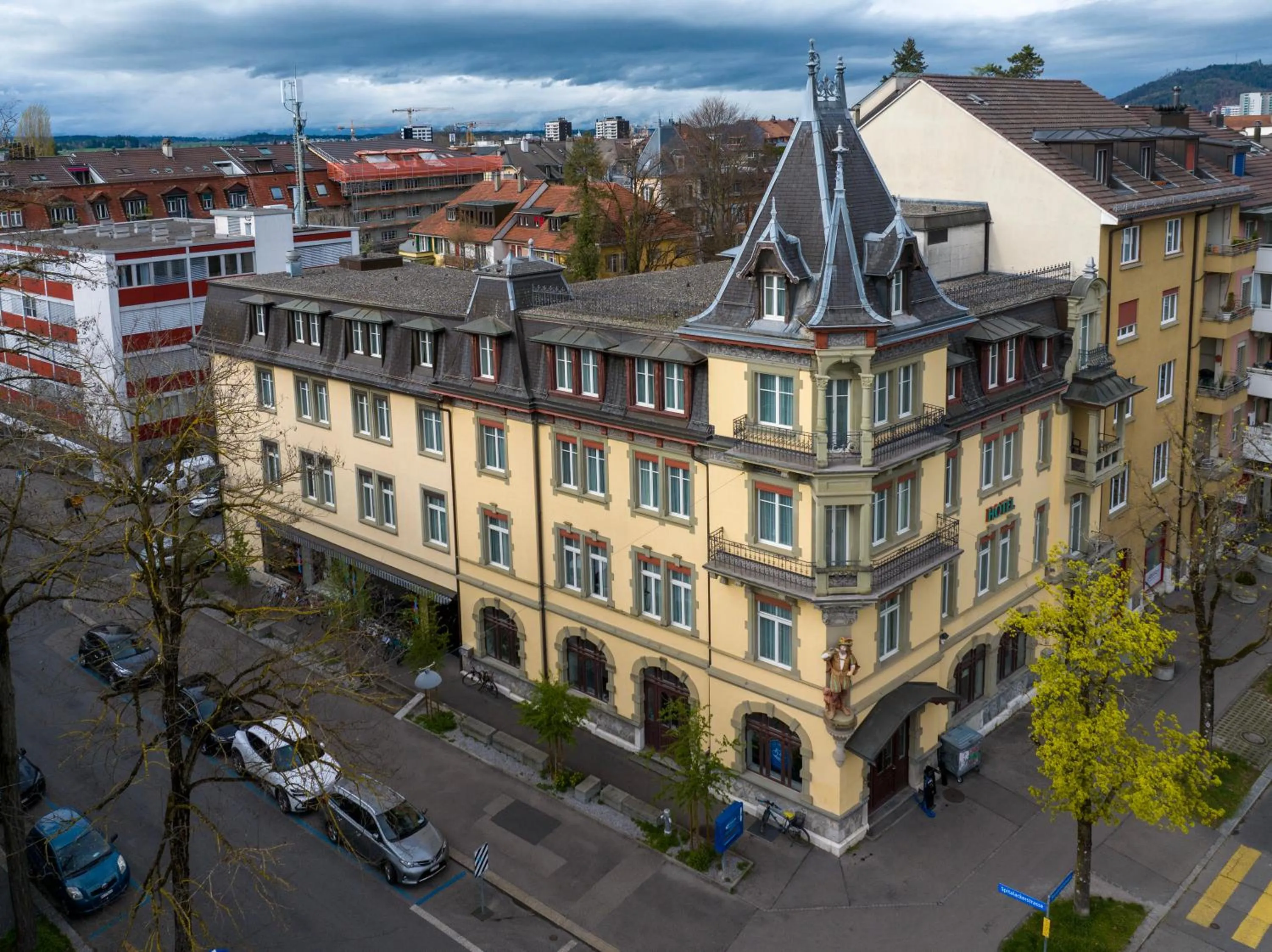 Property building in Hotel Waldhorn