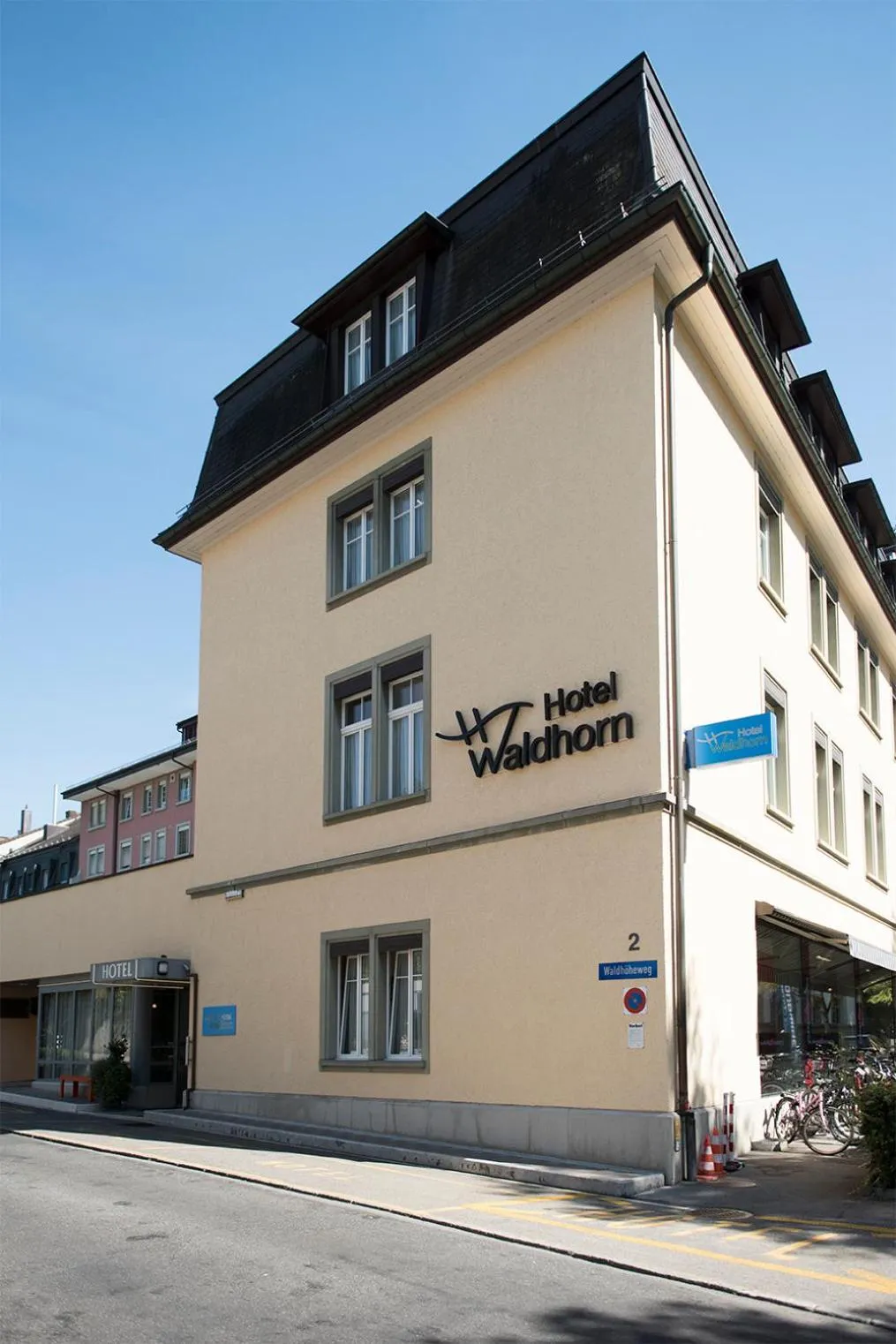 Facade/entrance in Hotel Waldhorn