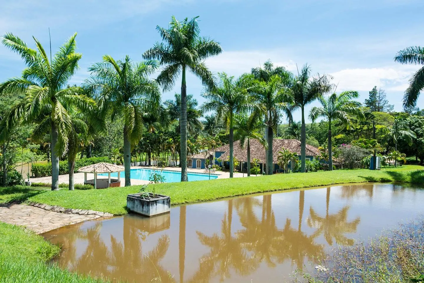 Garden view in Hotel Fazenda Juca Mulato