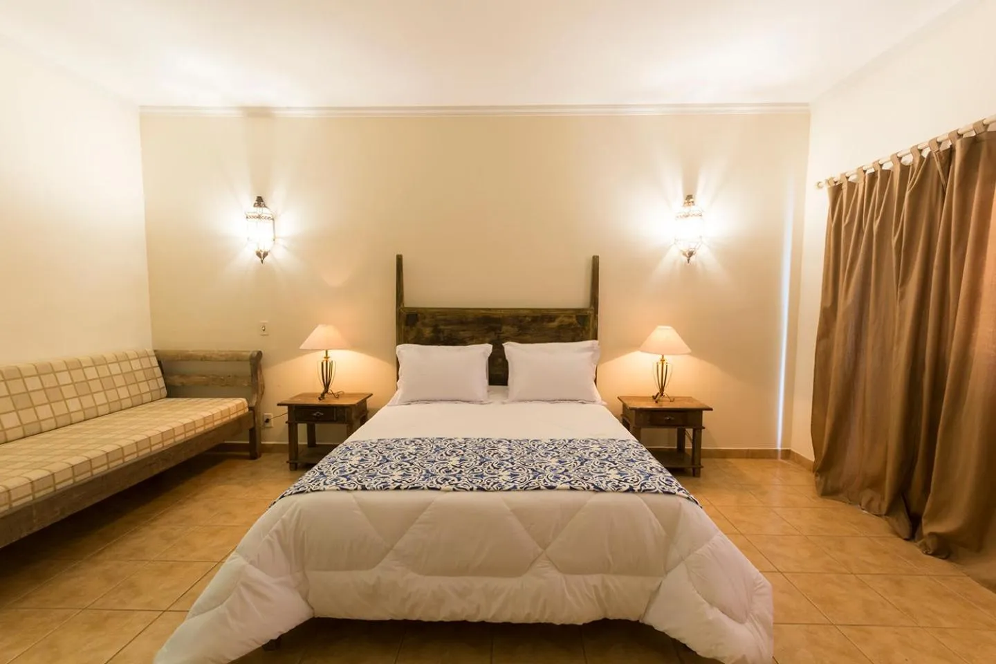 Bed in Hotel Fazenda Juca Mulato