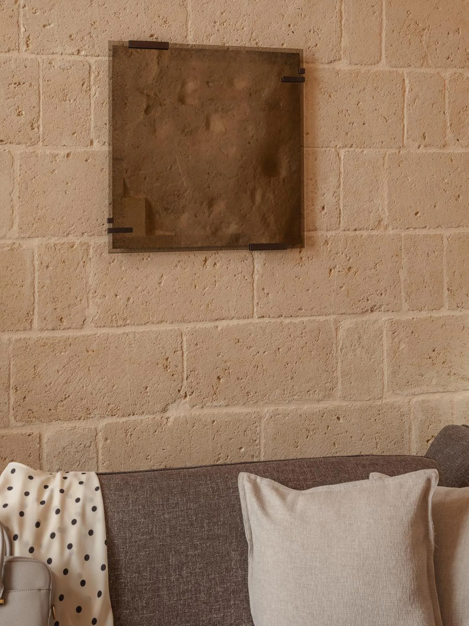 Decorative detail in Palazzo Degli Abati