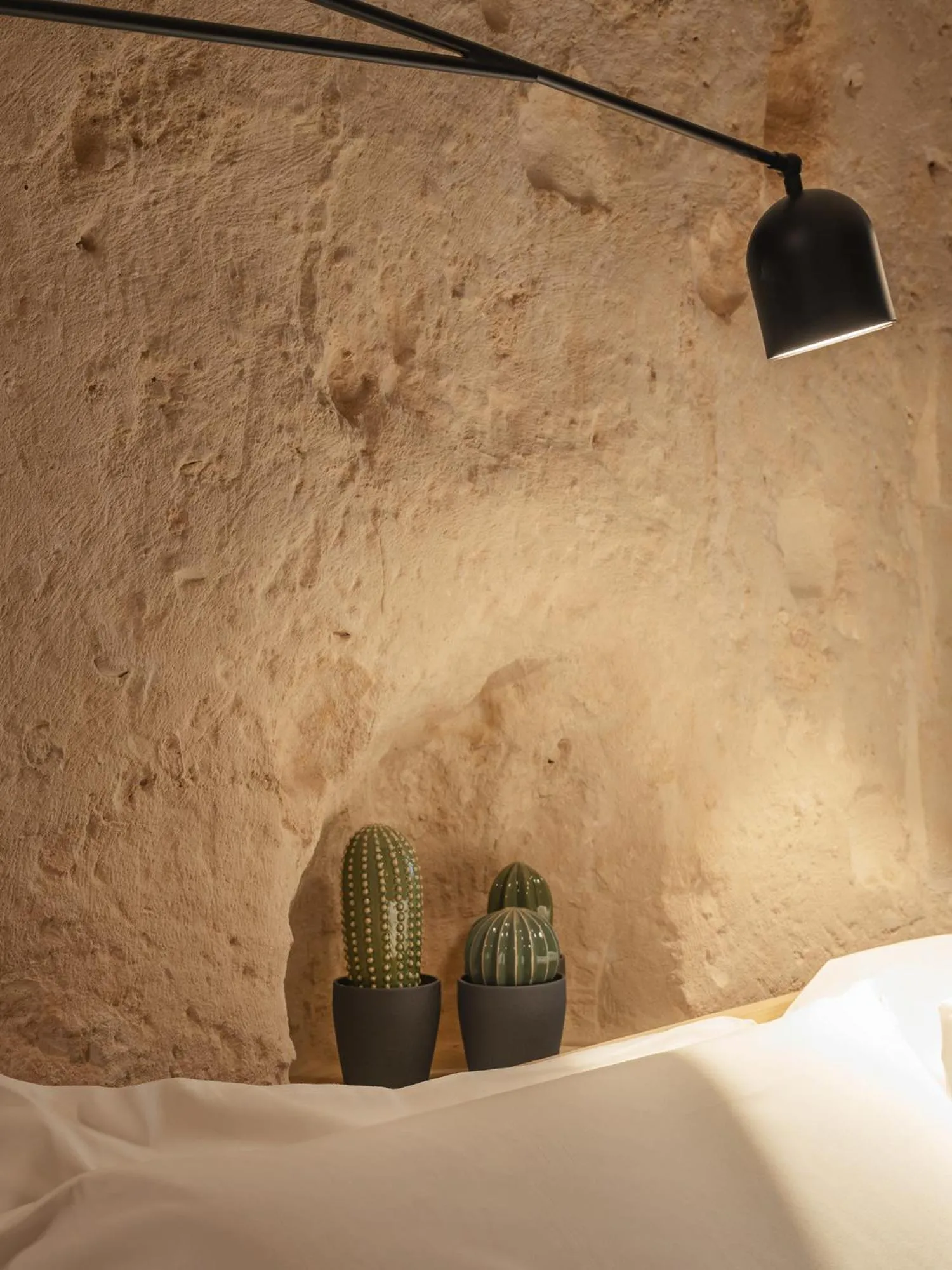 Decorative detail, Bed in Palazzo Degli Abati