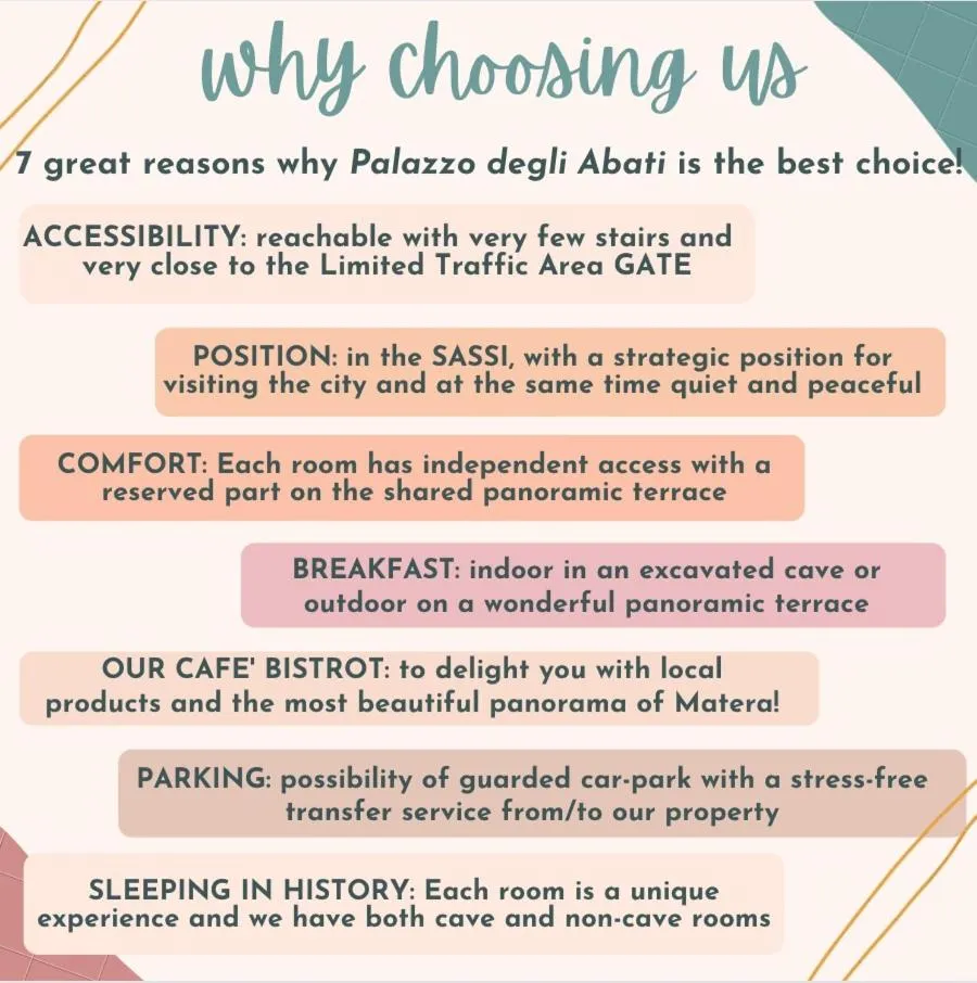 Text overlay in Palazzo Degli Abati