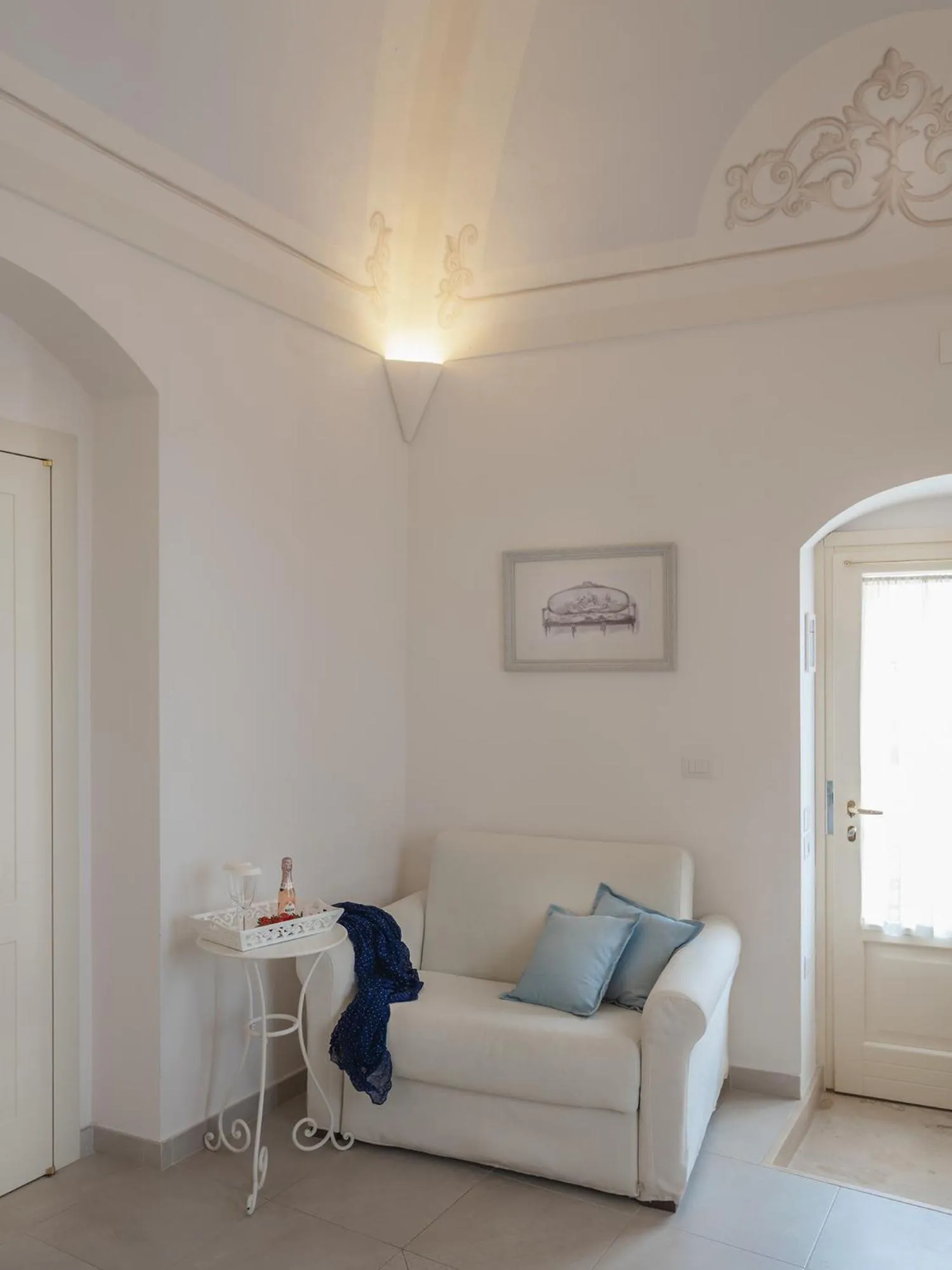 Living room in Palazzo Degli Abati