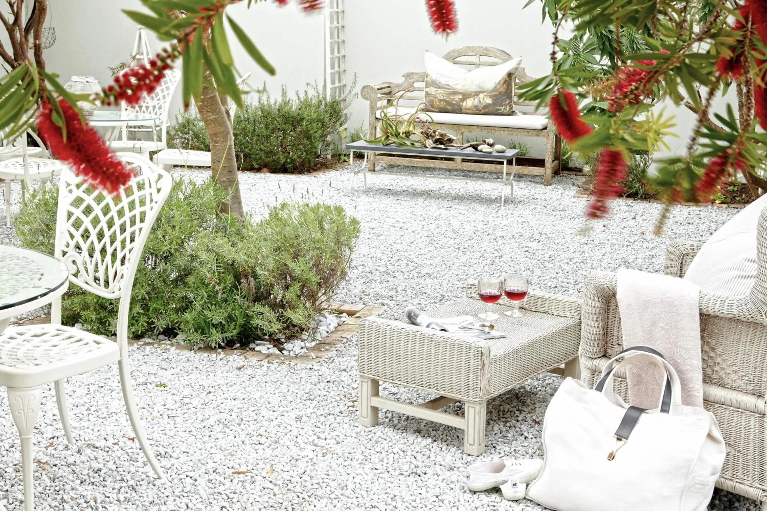 Patio in Leisure Isle Lodge