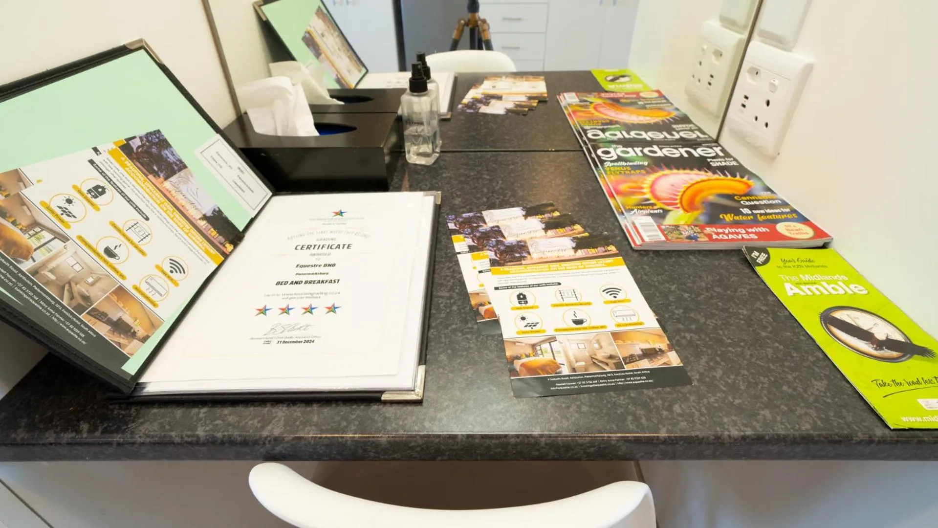 Seating area in Equestre BnB