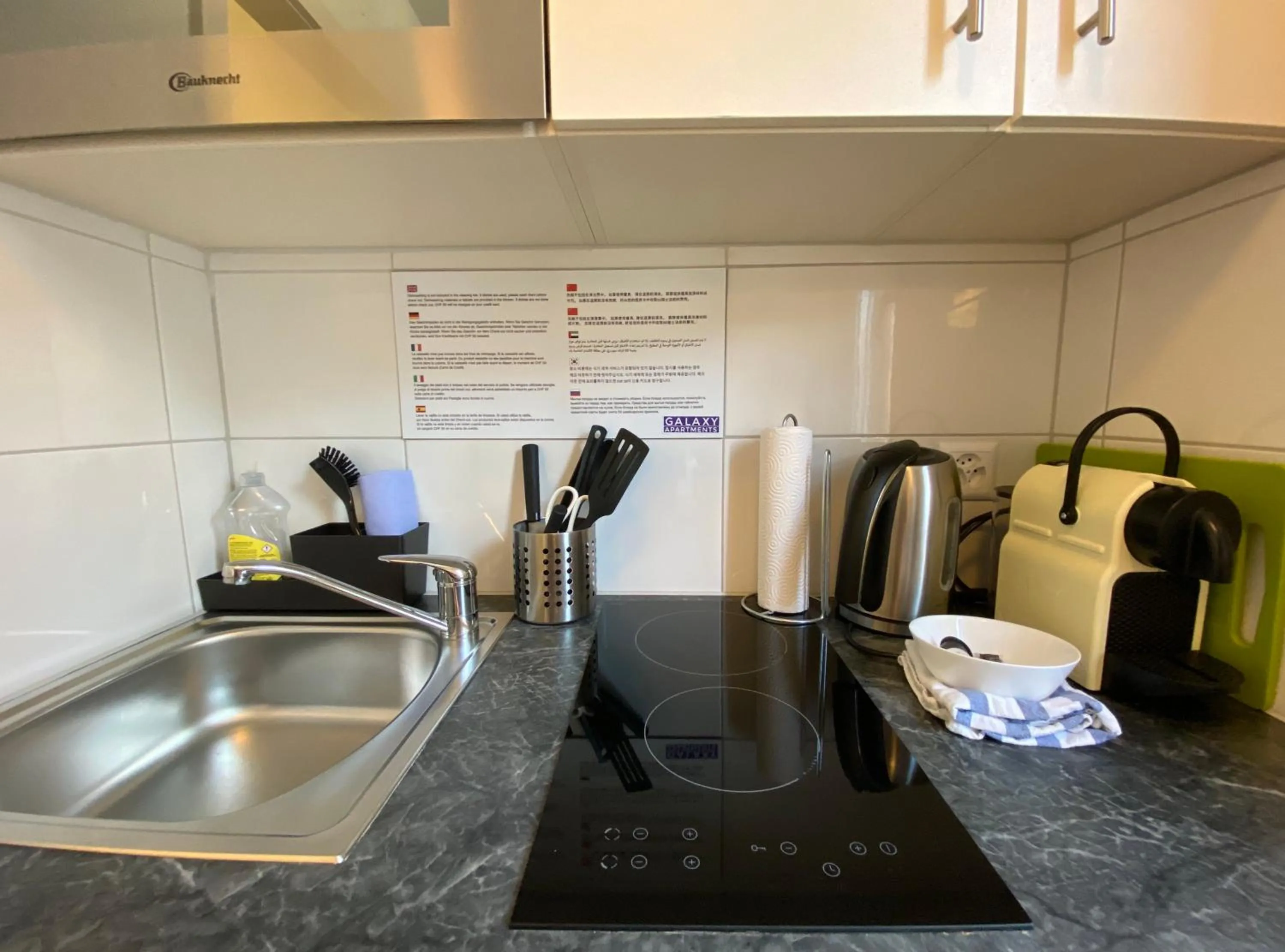 Coffee/tea facilities in Galaxy Apartments Lucerne