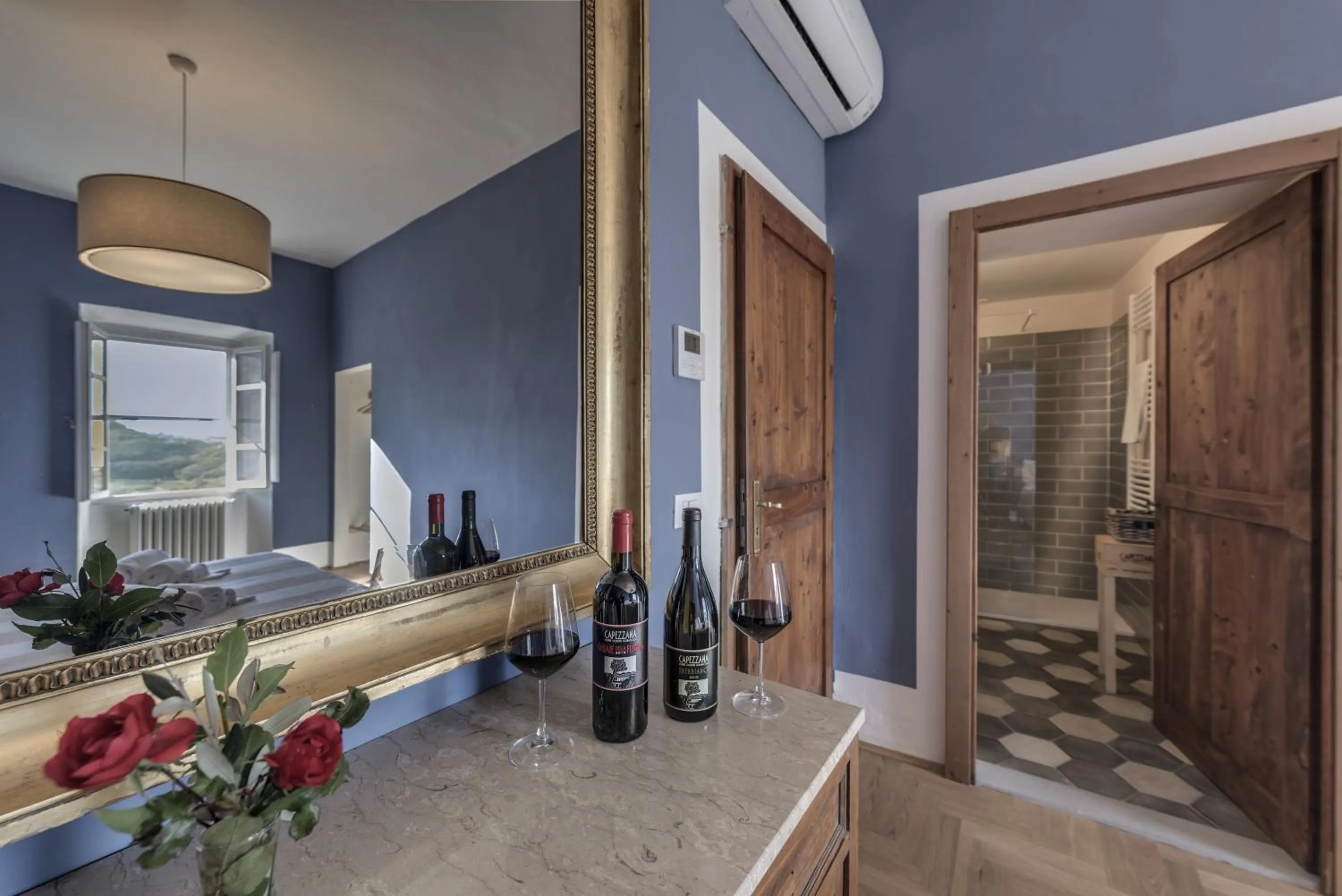 Bedroom in Agriturismo La Fattoria di Capezzana