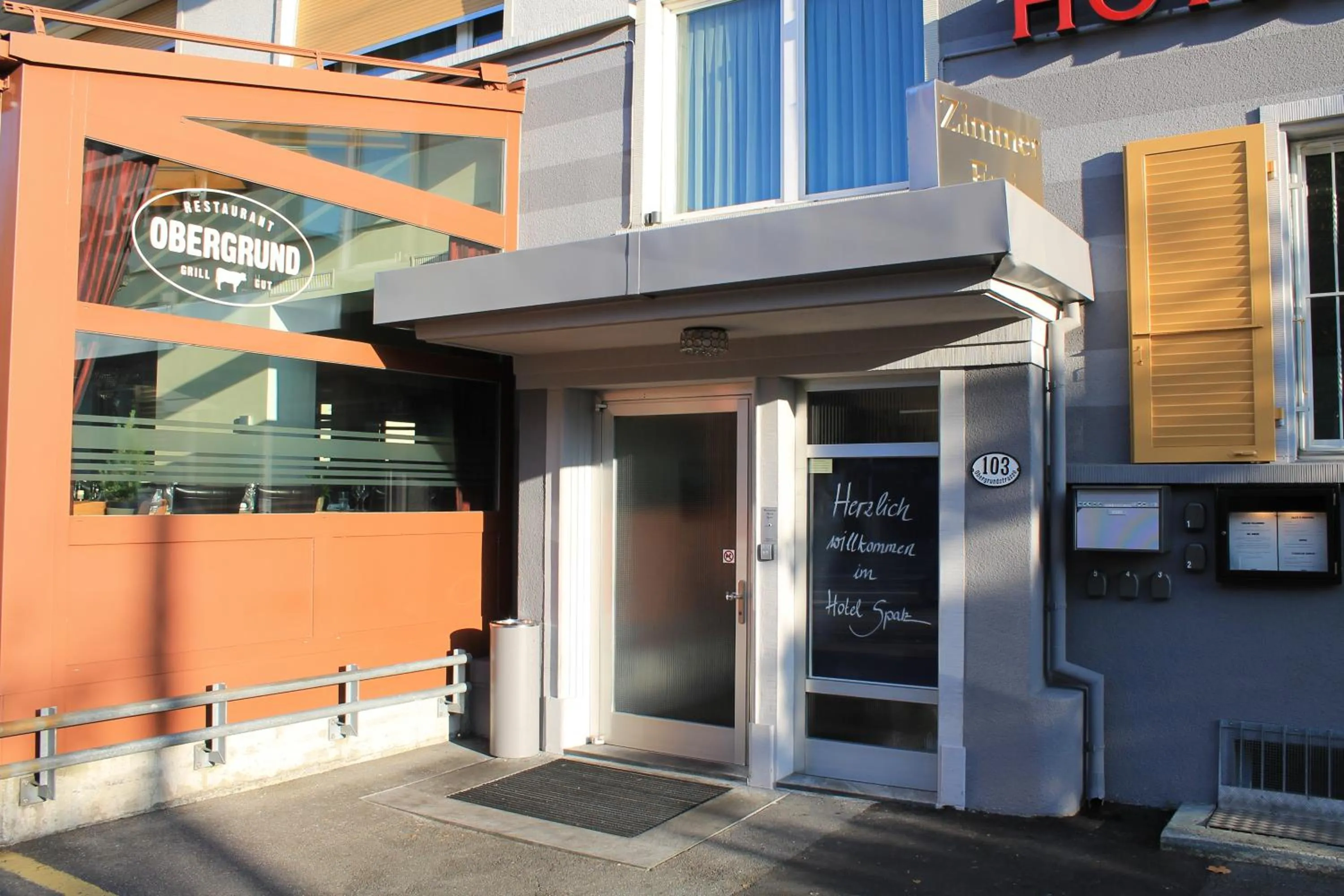 Property building in Hotel Spatz