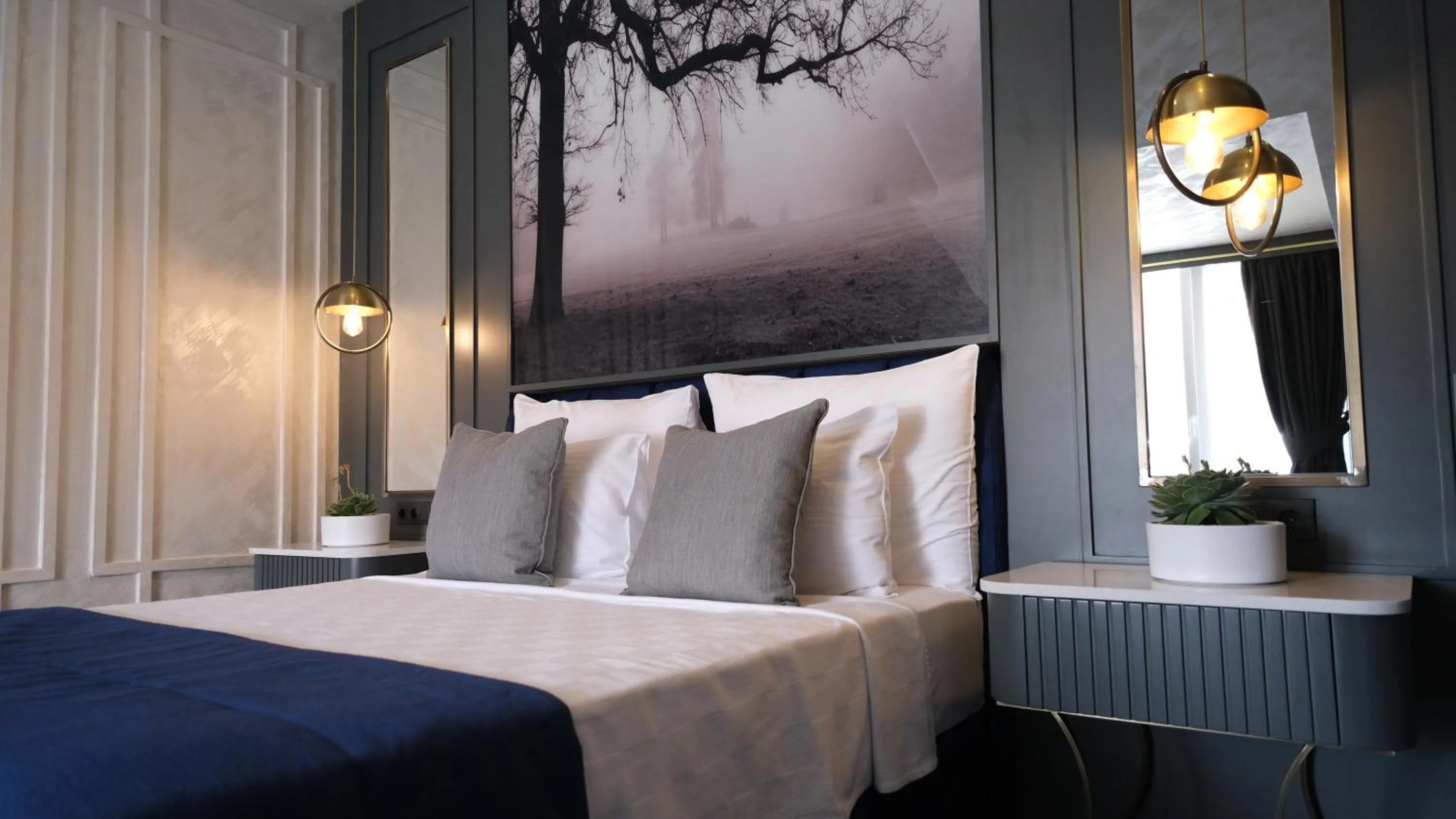 Bed in Skopea Inn Exclusive Hotel