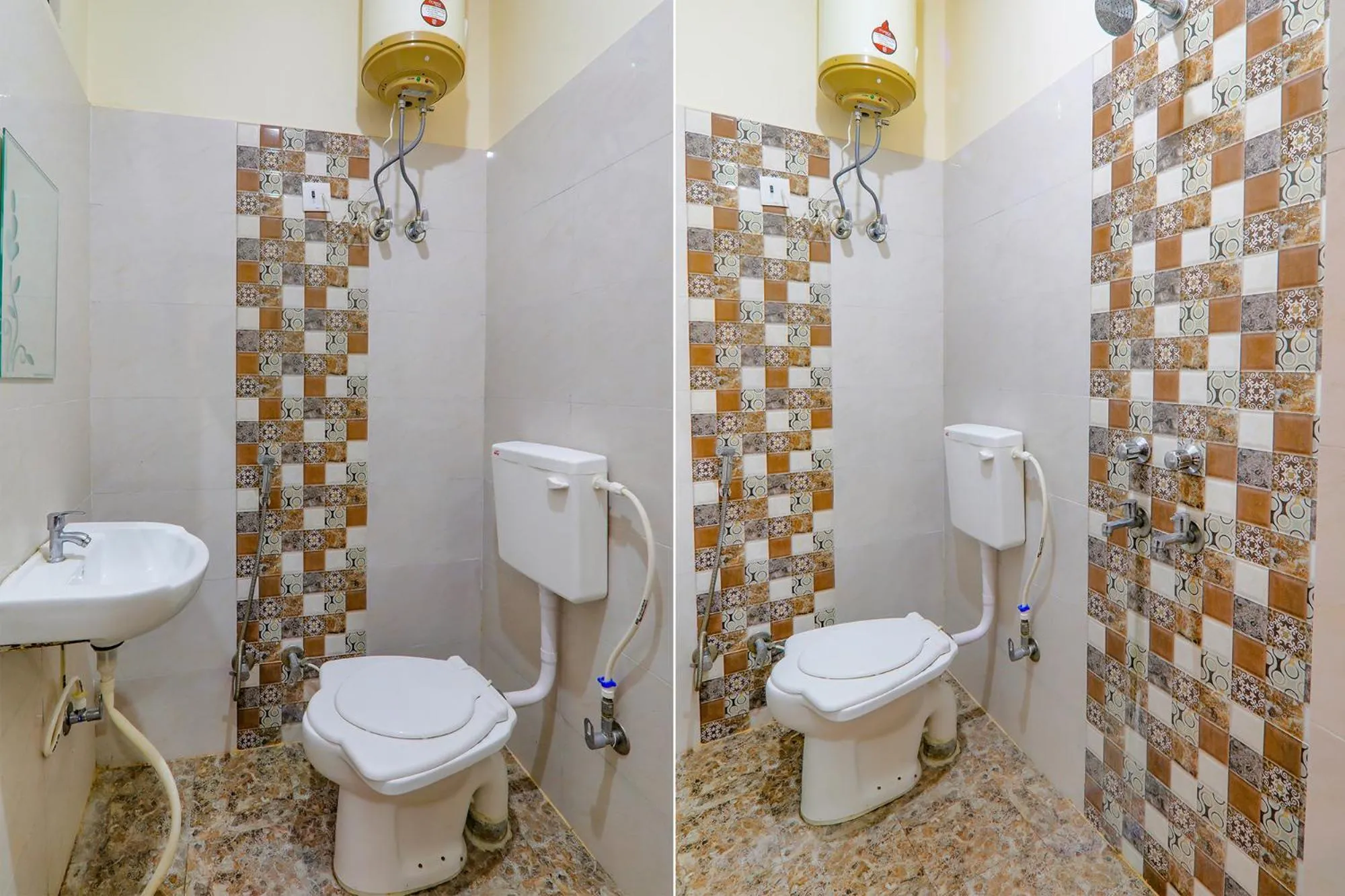 Bathroom in FabHotel Shree Galaxy