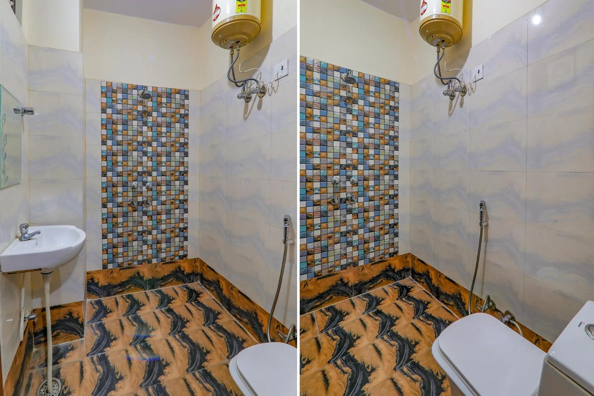 Bathroom in FabHotel Shree Galaxy