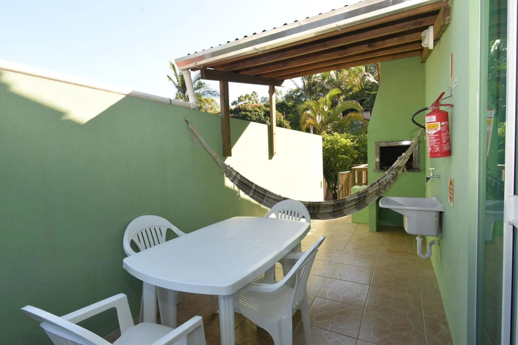 BBQ facilities in Pousada Sítio Olho D'Água