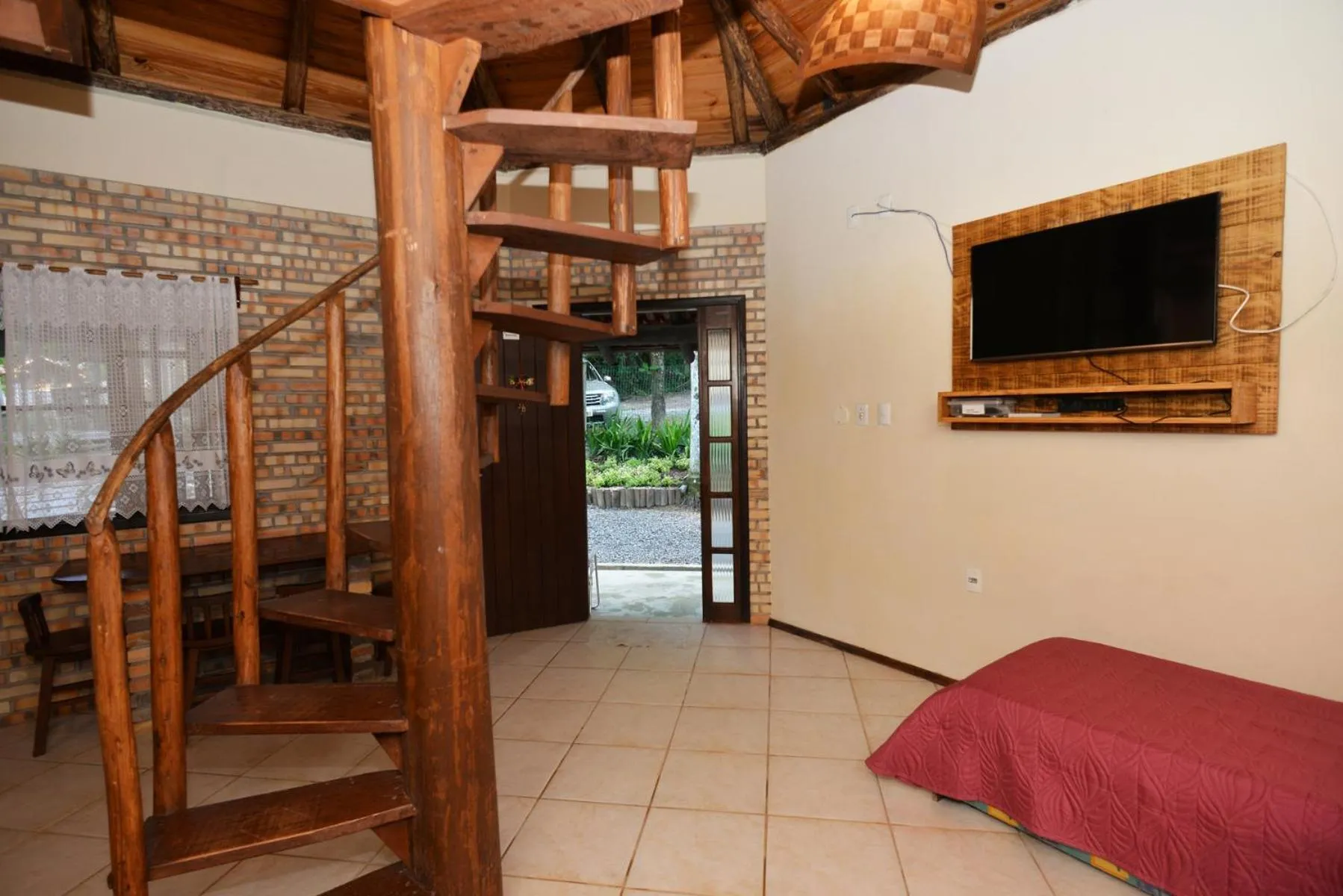 Bed in Pousada Sítio Olho D'Água