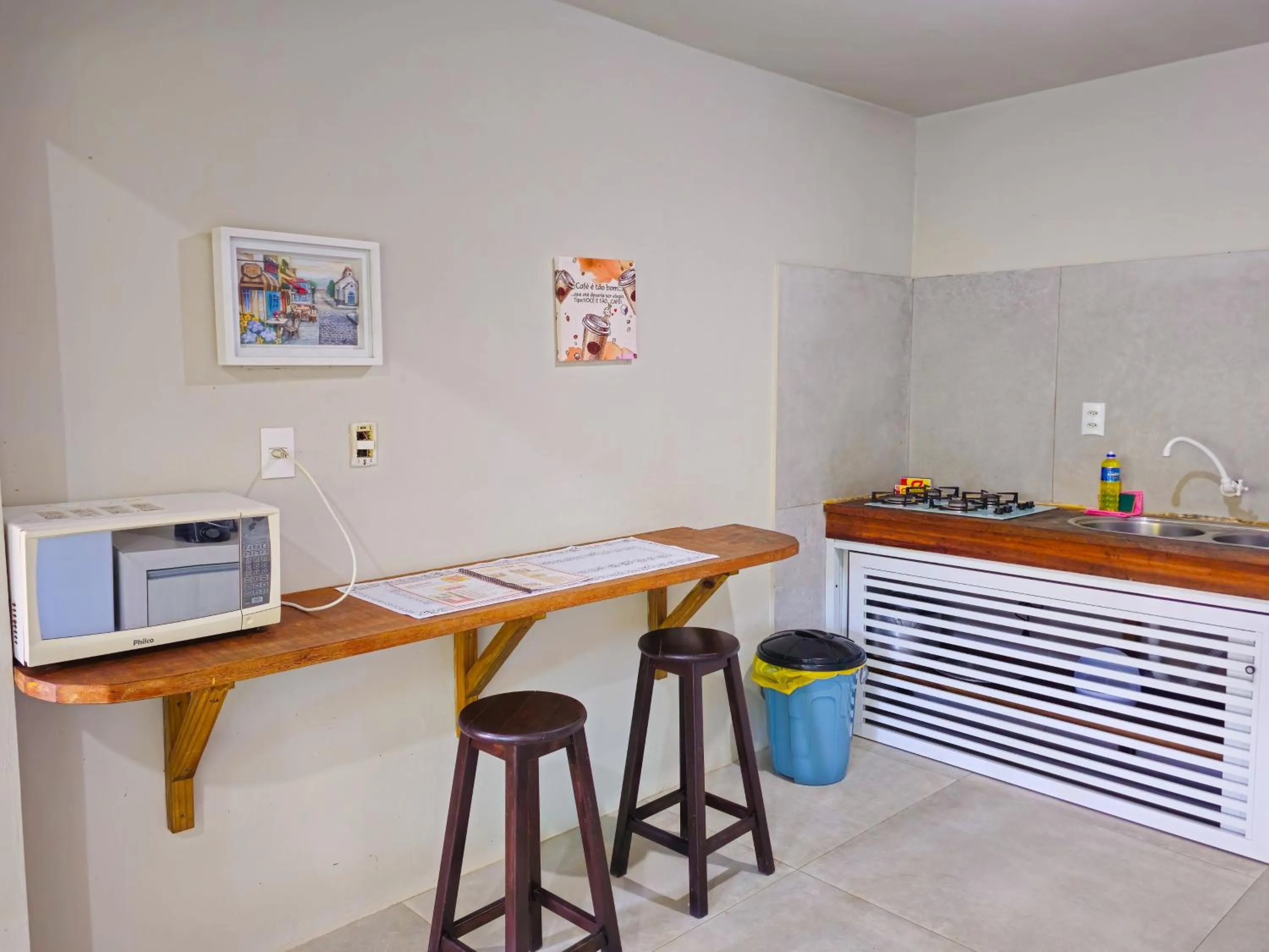 Kitchen or kitchenette in Pousada Sítio Olho D'Água