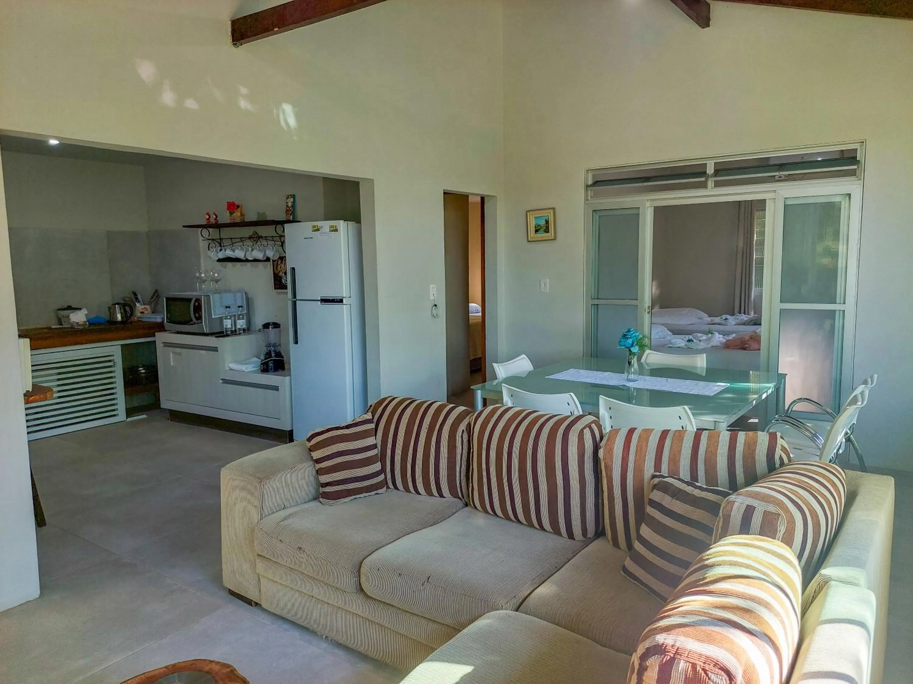 Kitchen or kitchenette in Pousada Sítio Olho D'Água