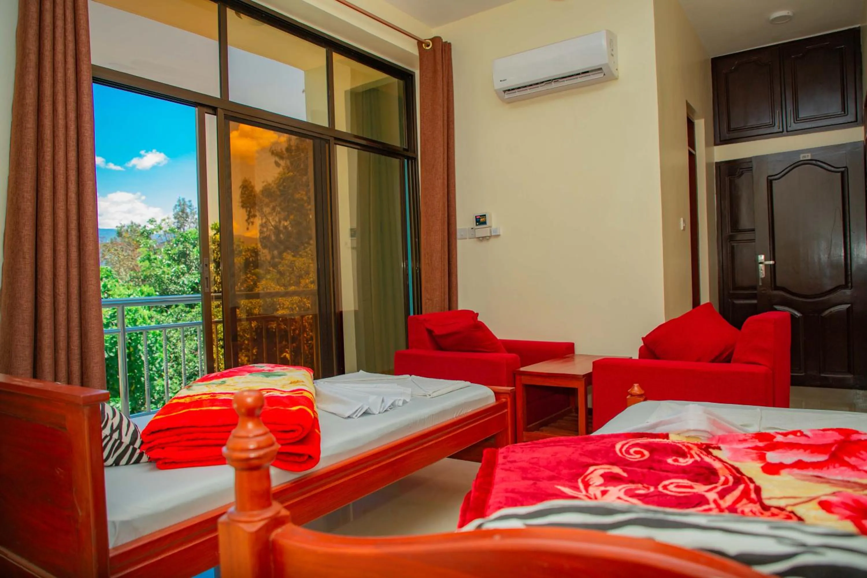 Bed in Kilimanjaro White House Hotel