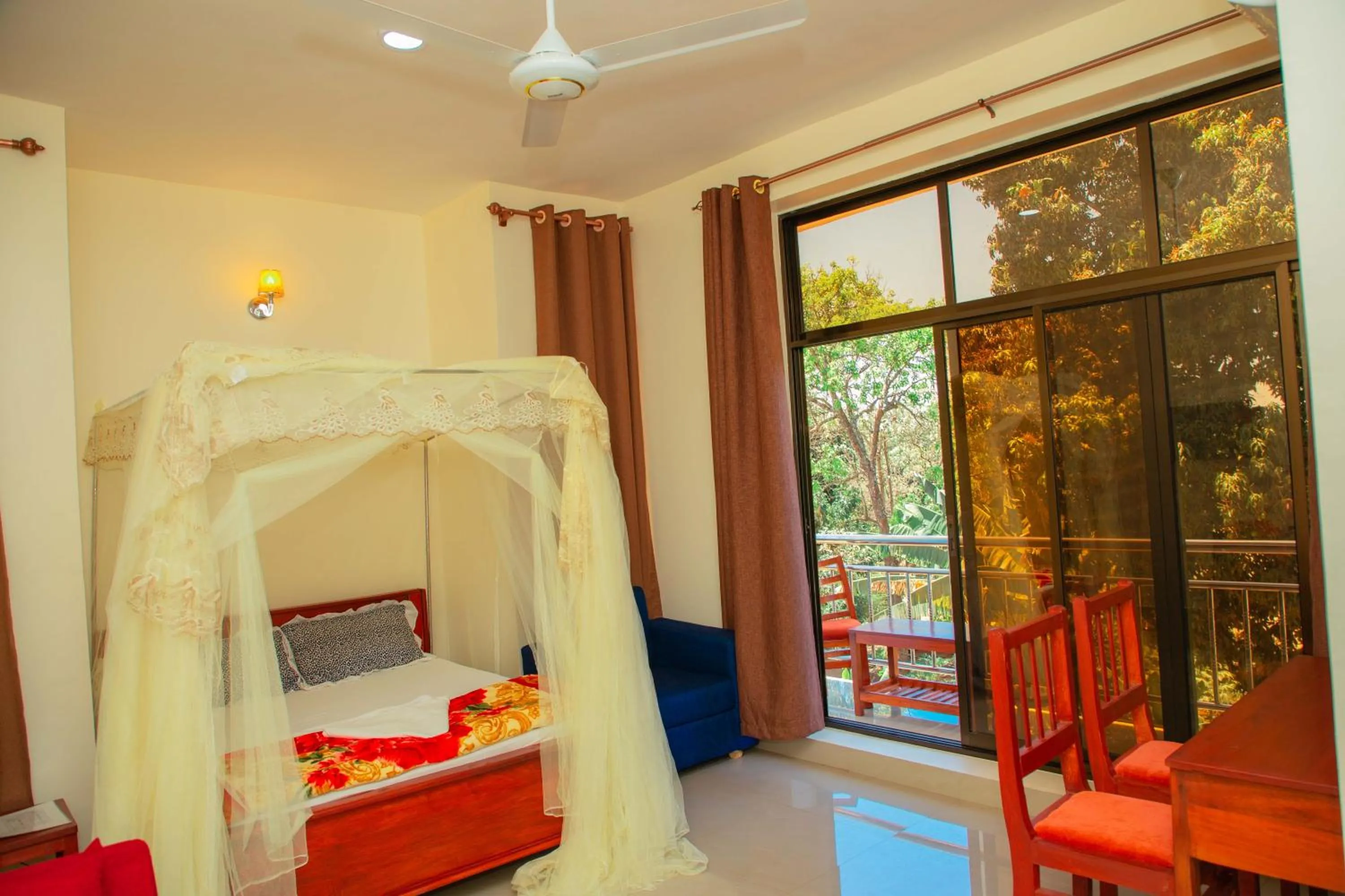 Bed in Kilimanjaro White House Hotel