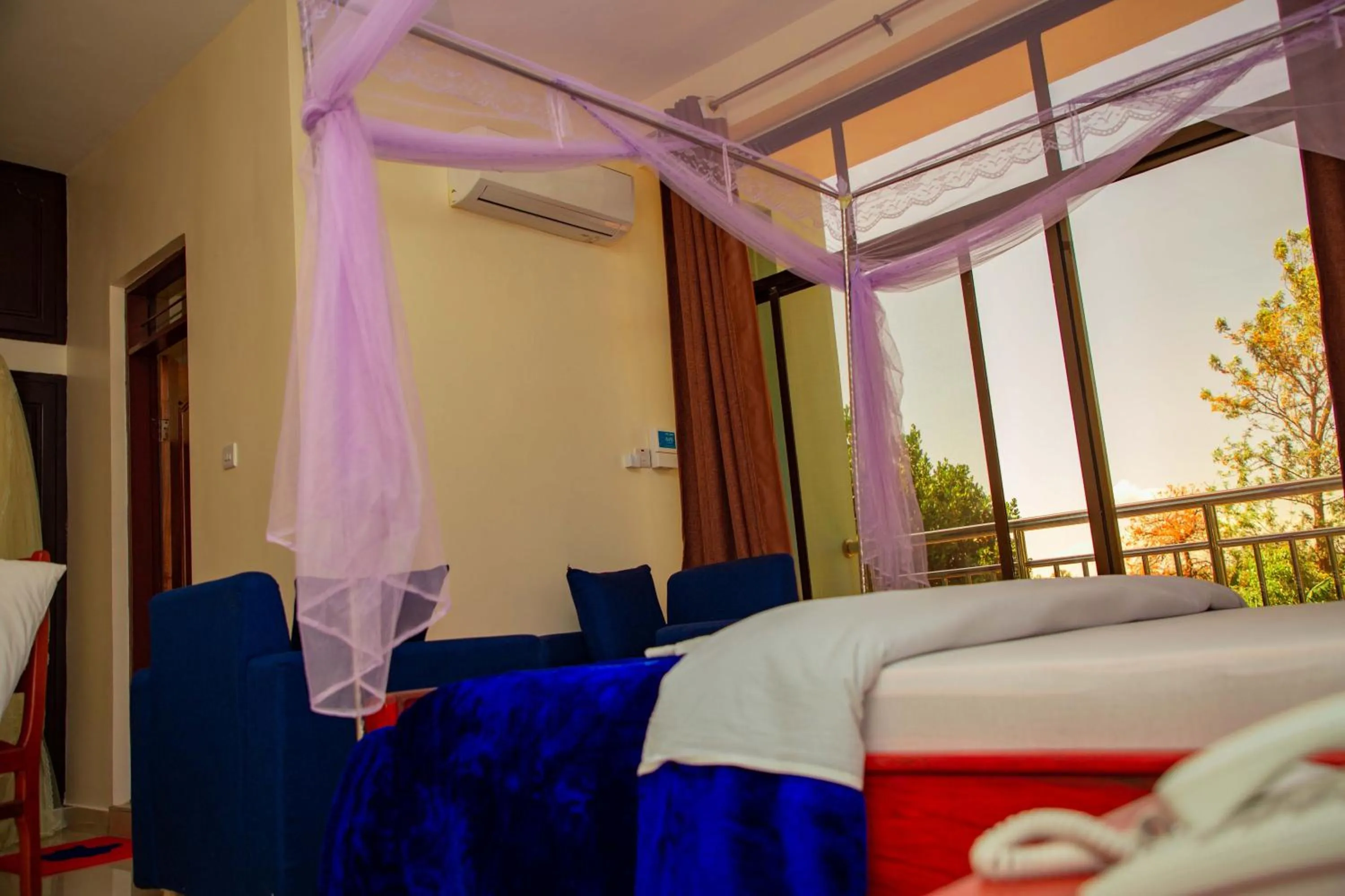 Bed in Kilimanjaro White House Hotel