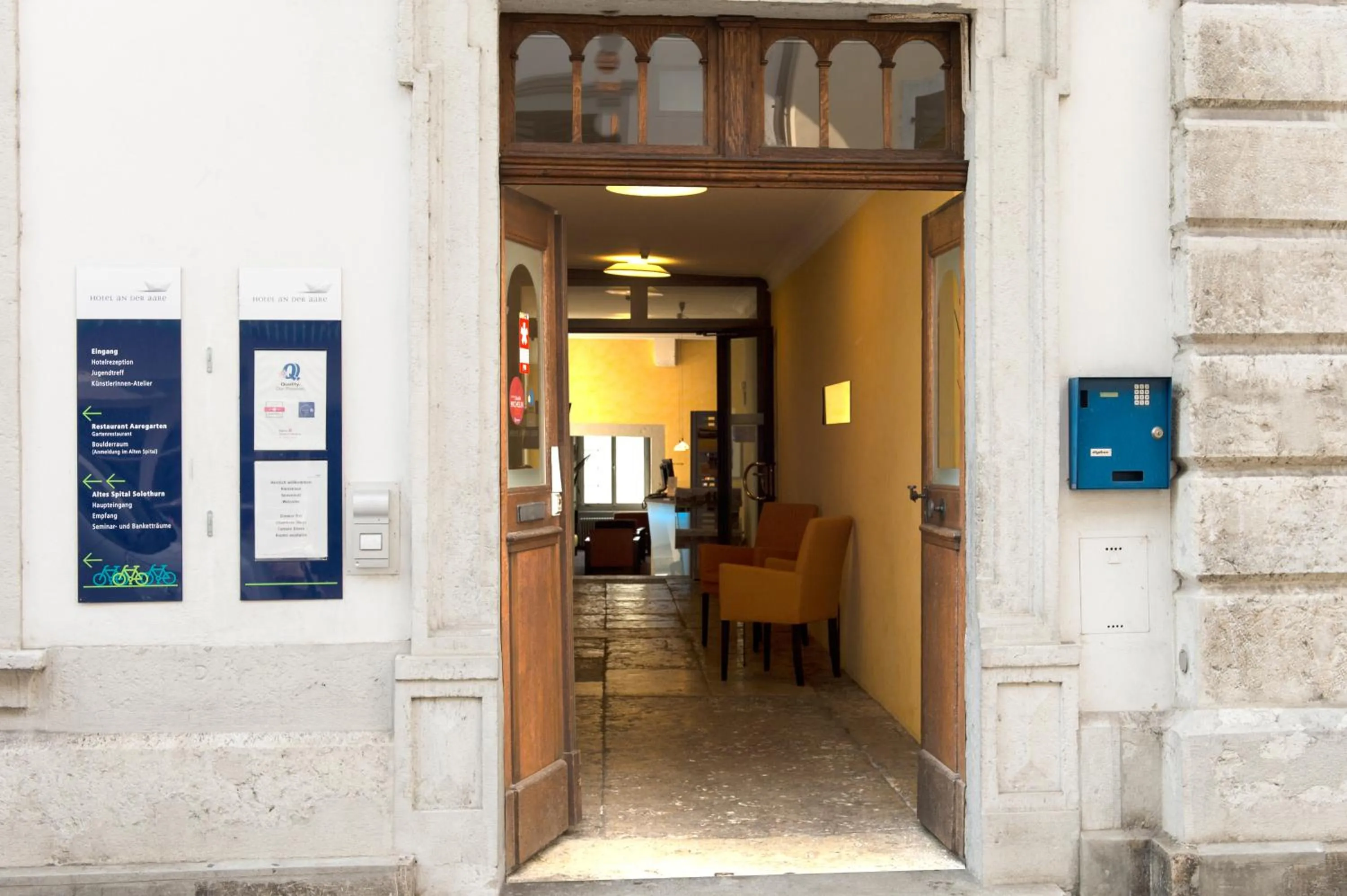 Property building in Hotel an der Aare Swiss Quality