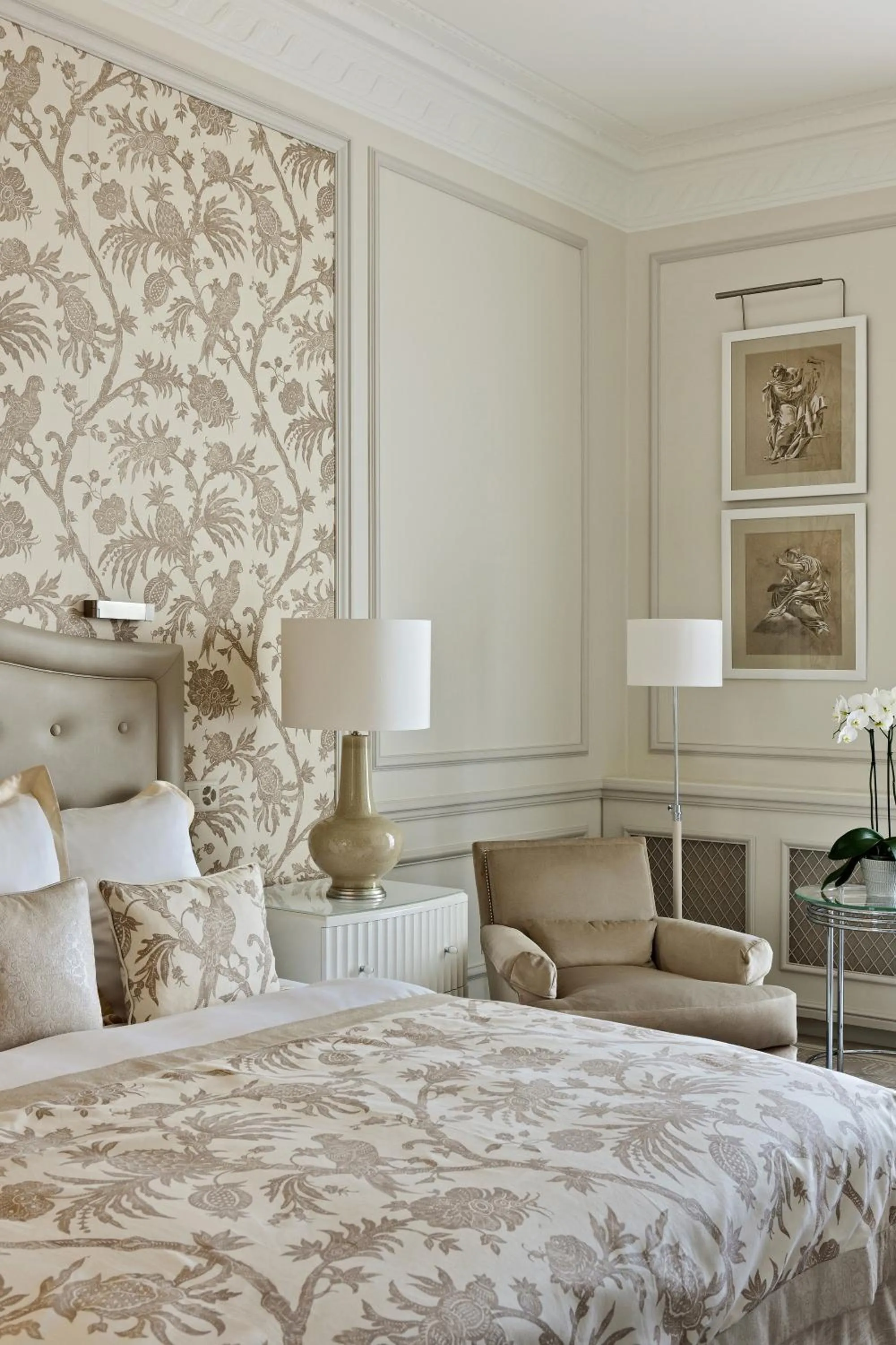 Bedroom in Beau-Rivage Palace