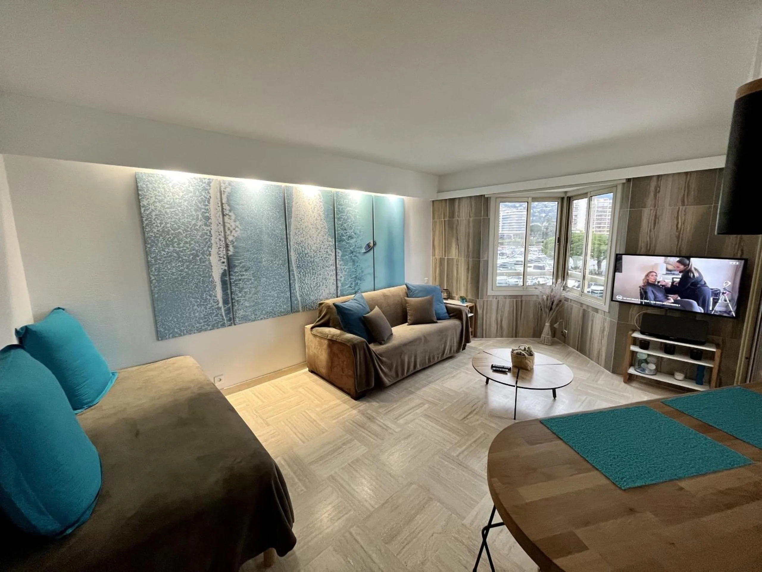 Bedroom in Studio moderne - Port de Mandelieu - Proche Mer