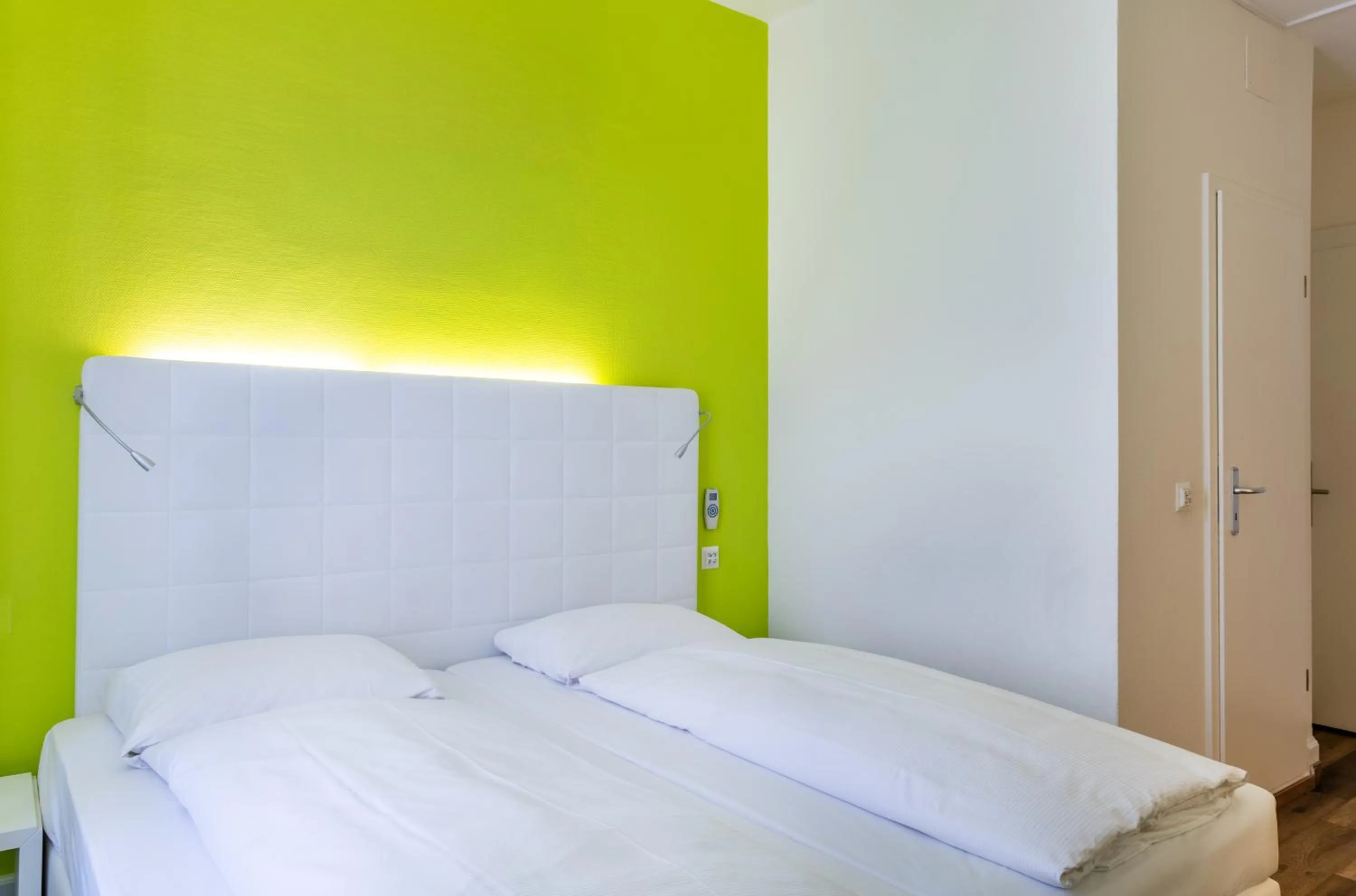 Bed in Hotel City Inn Basel