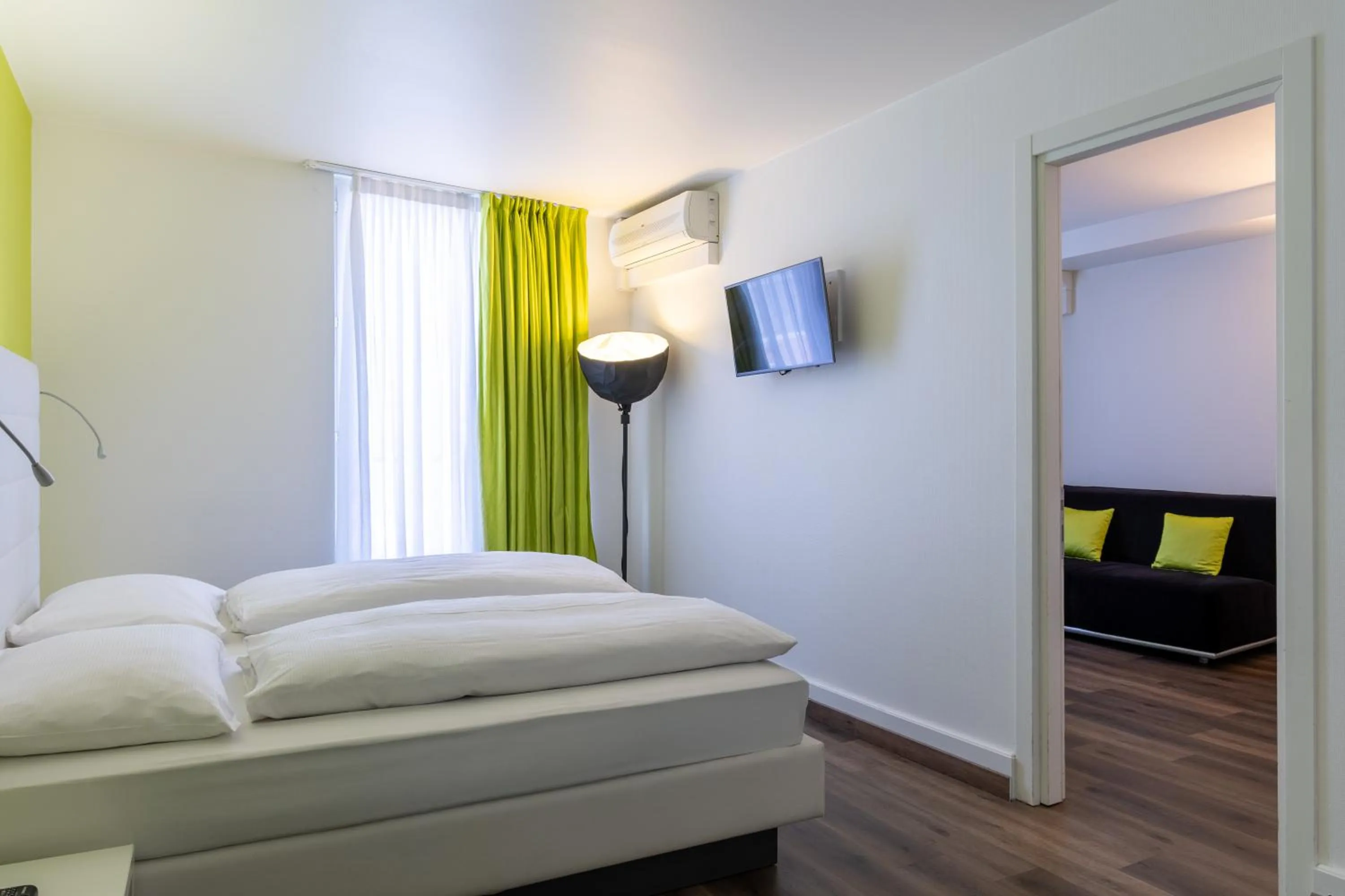 Bed in Hotel City Inn Basel