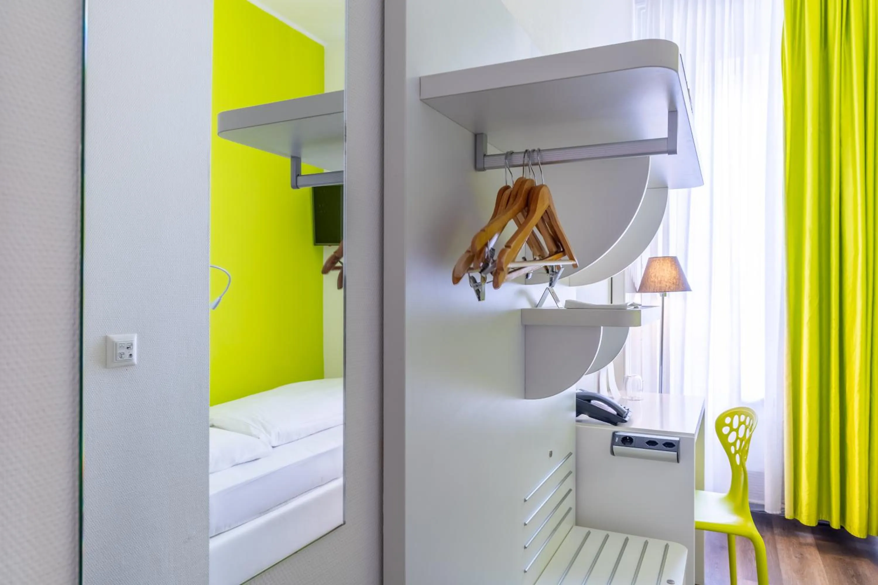 Bed in Hotel City Inn Basel