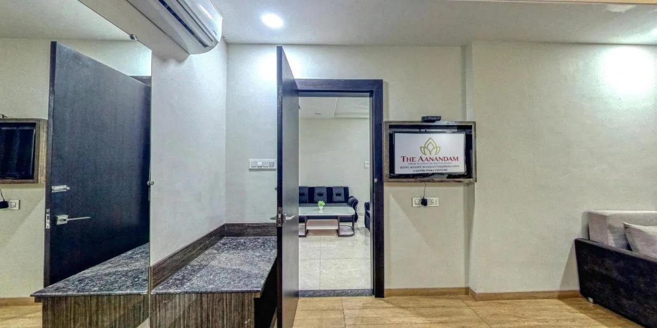 Bed in The Aanandam Hotel Resort