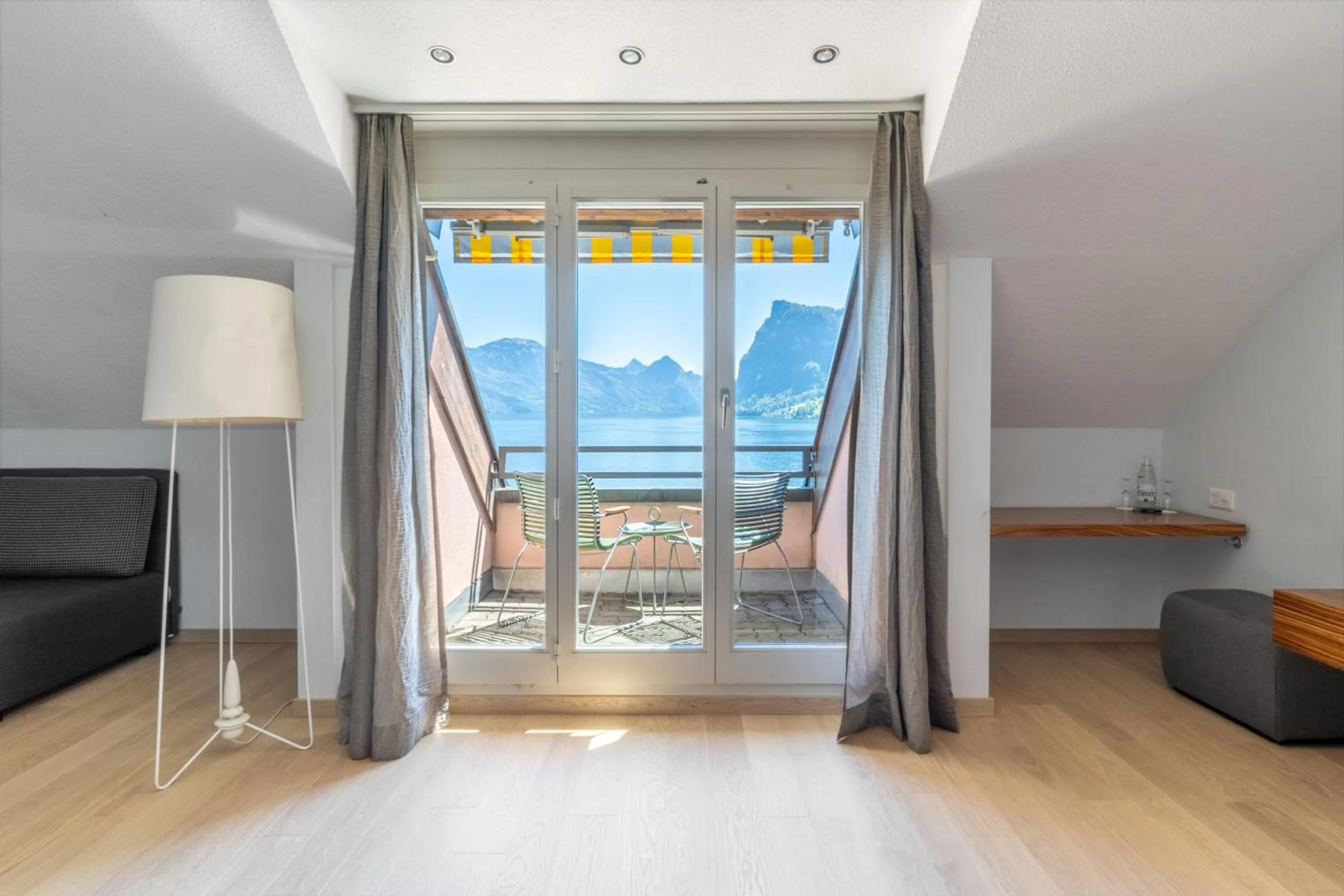 View (from property/room) in Seehotel Kastanienbaum