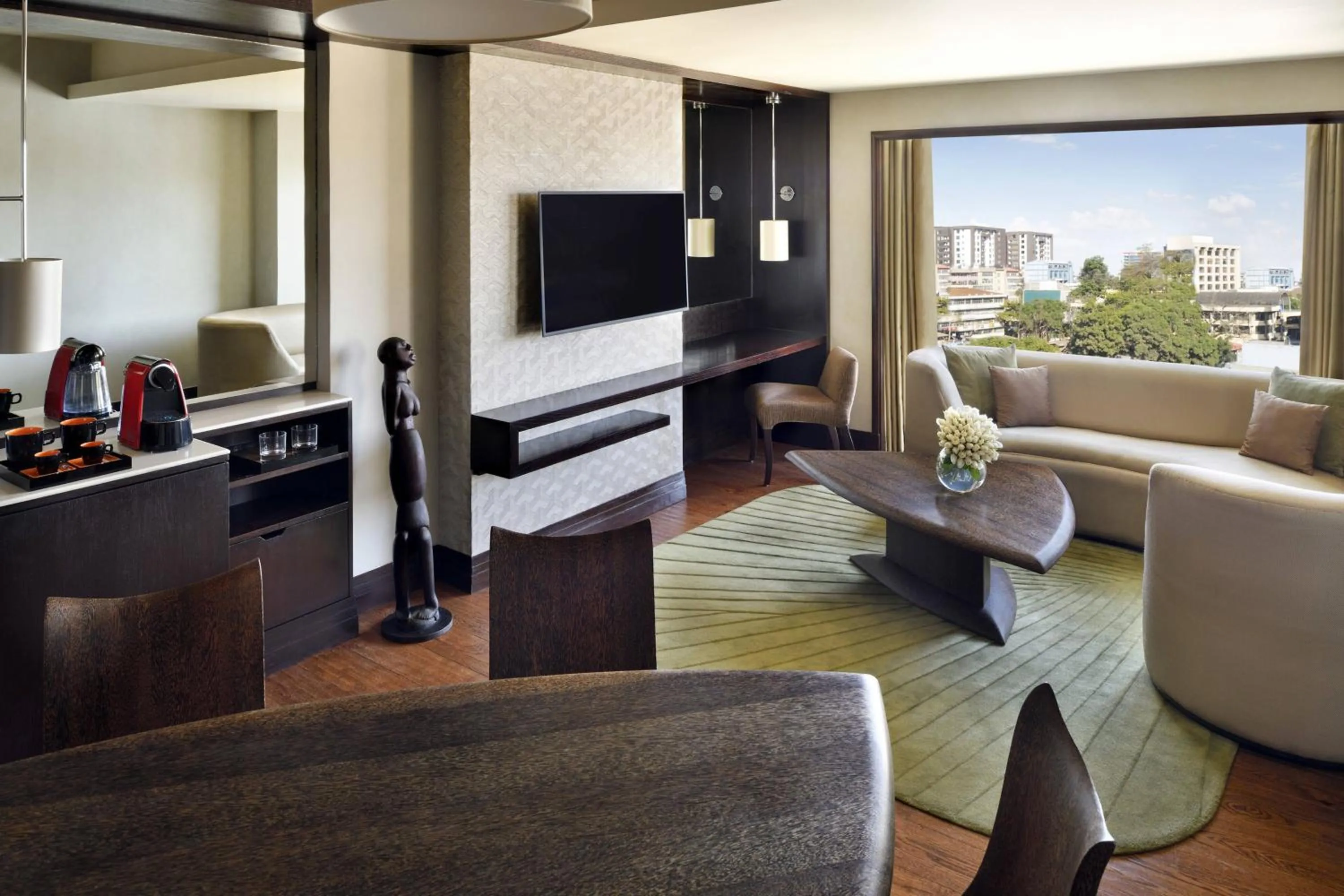 Living room in Sankara Nairobi, Autograph Collection