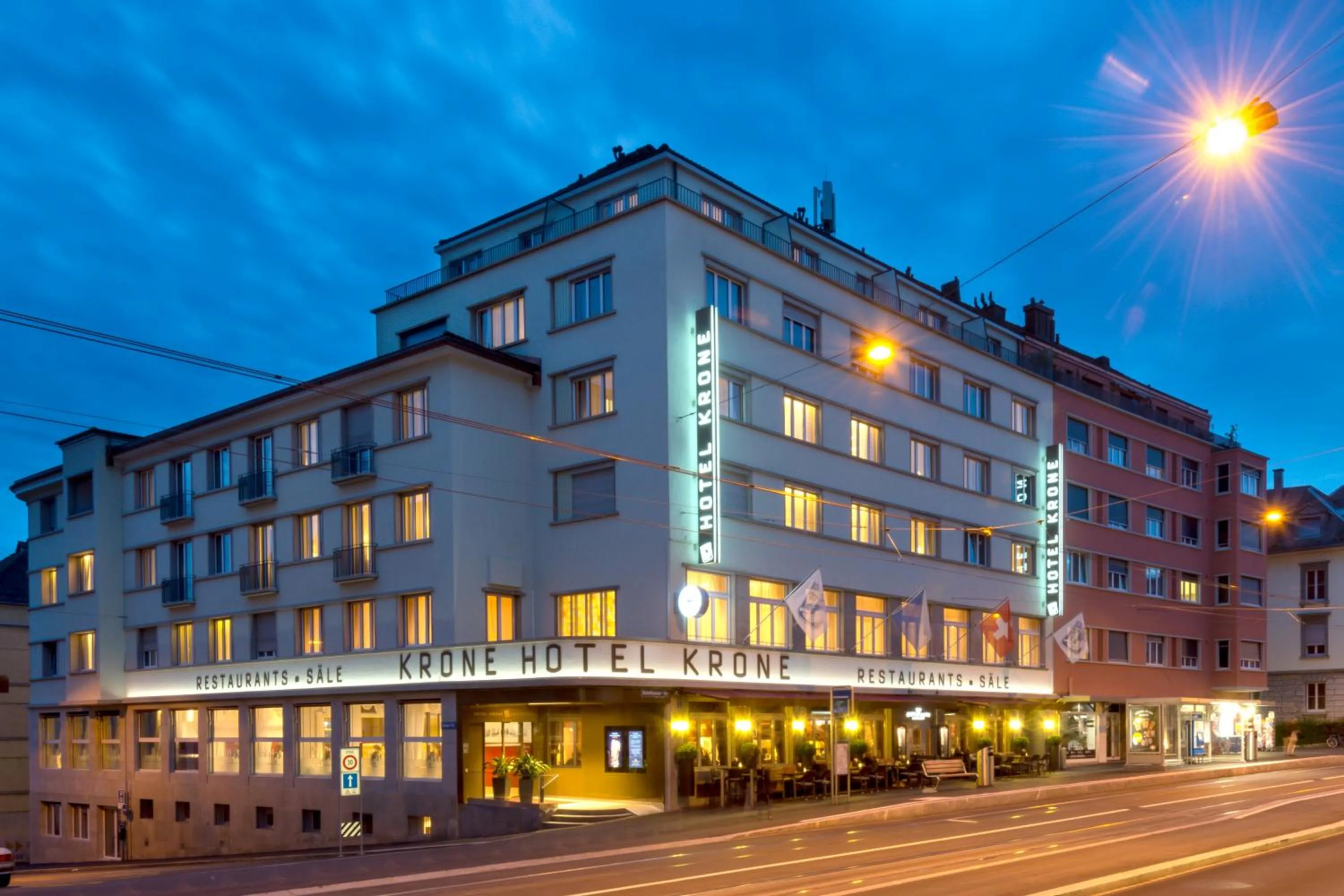 Property building in Hotel Krone Unterstrass