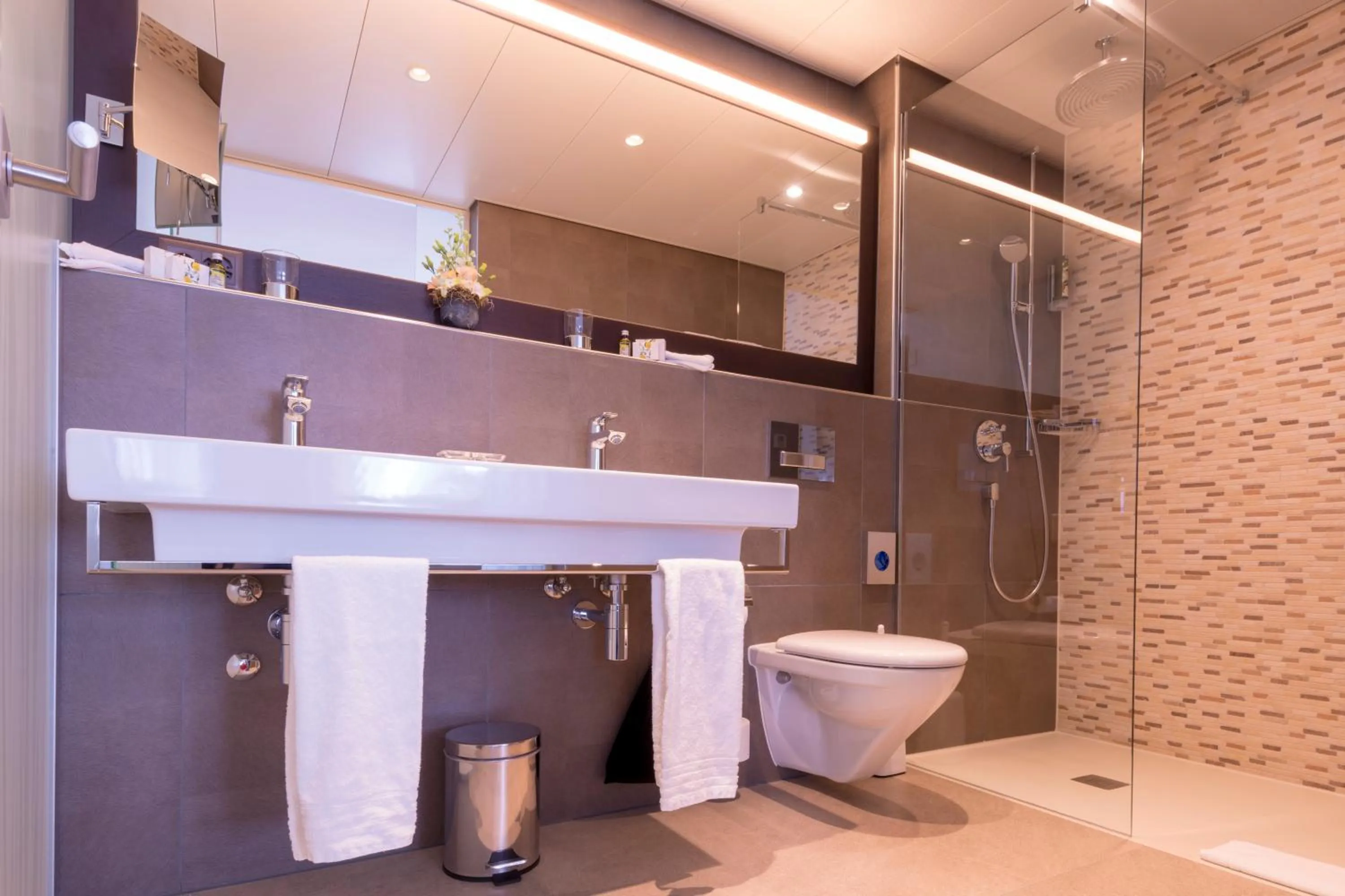 Toilet in Hotel Krone Unterstrass